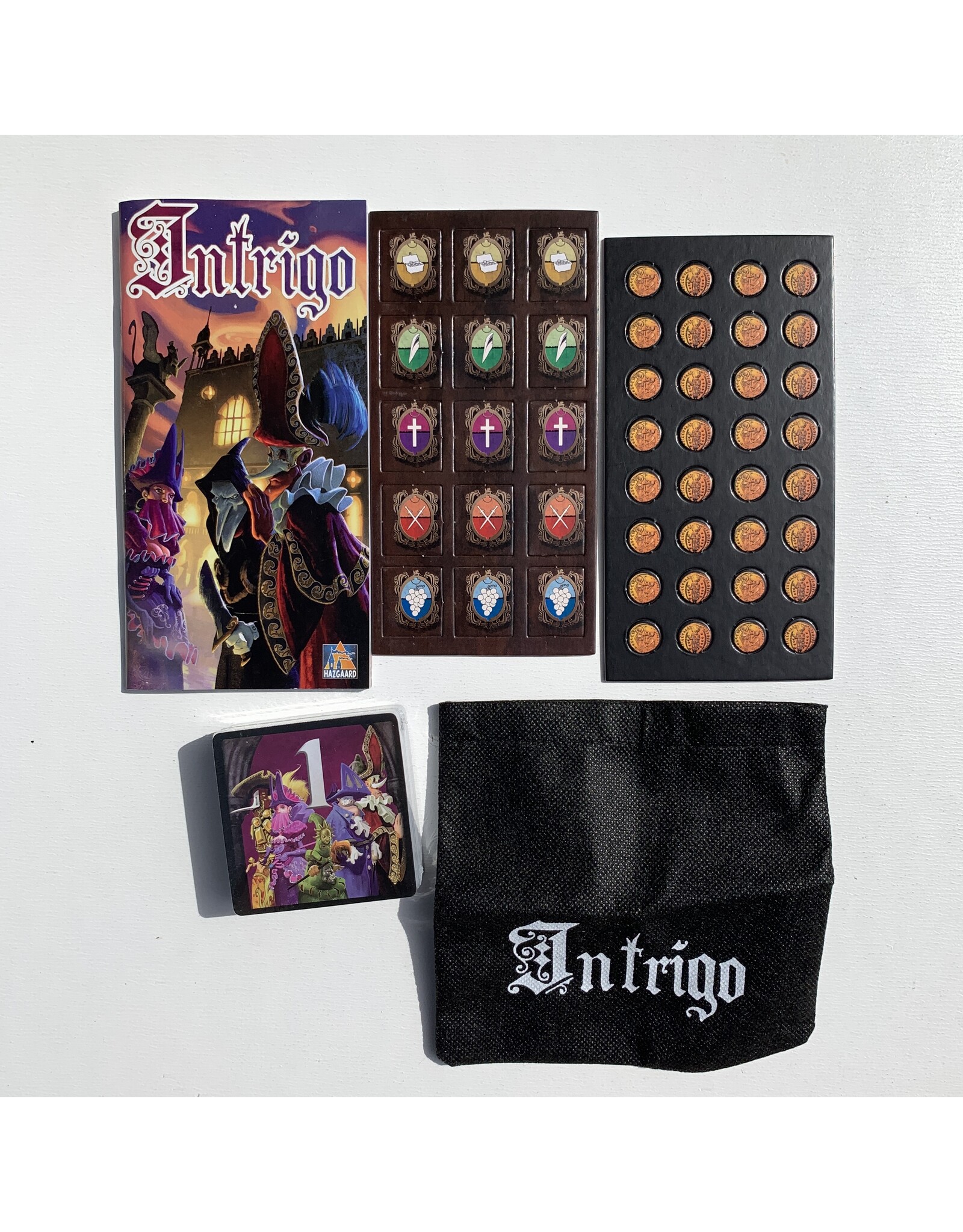 Hazgaard Intrigo Board Game (2010) (unpunched)