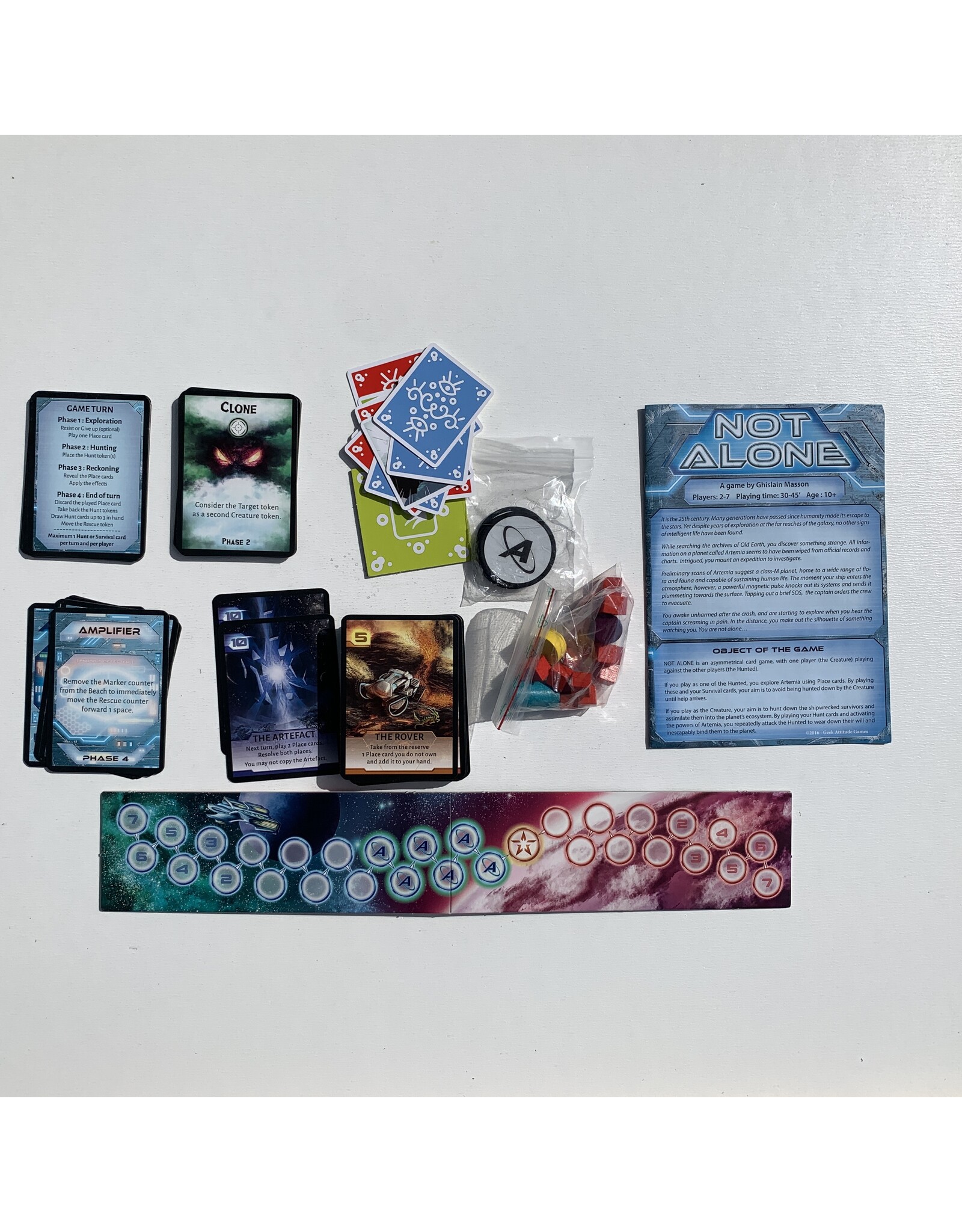 Geek Attitude Games Not Alone Used Board Game (2016)