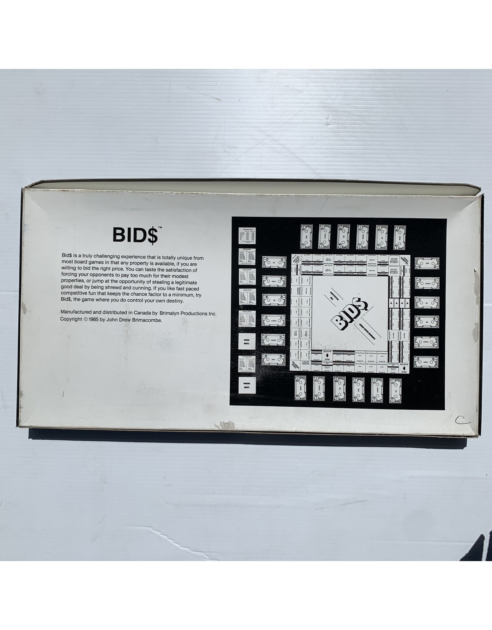 Brimalyn Productions Inc. Bid$ (1985) (used)