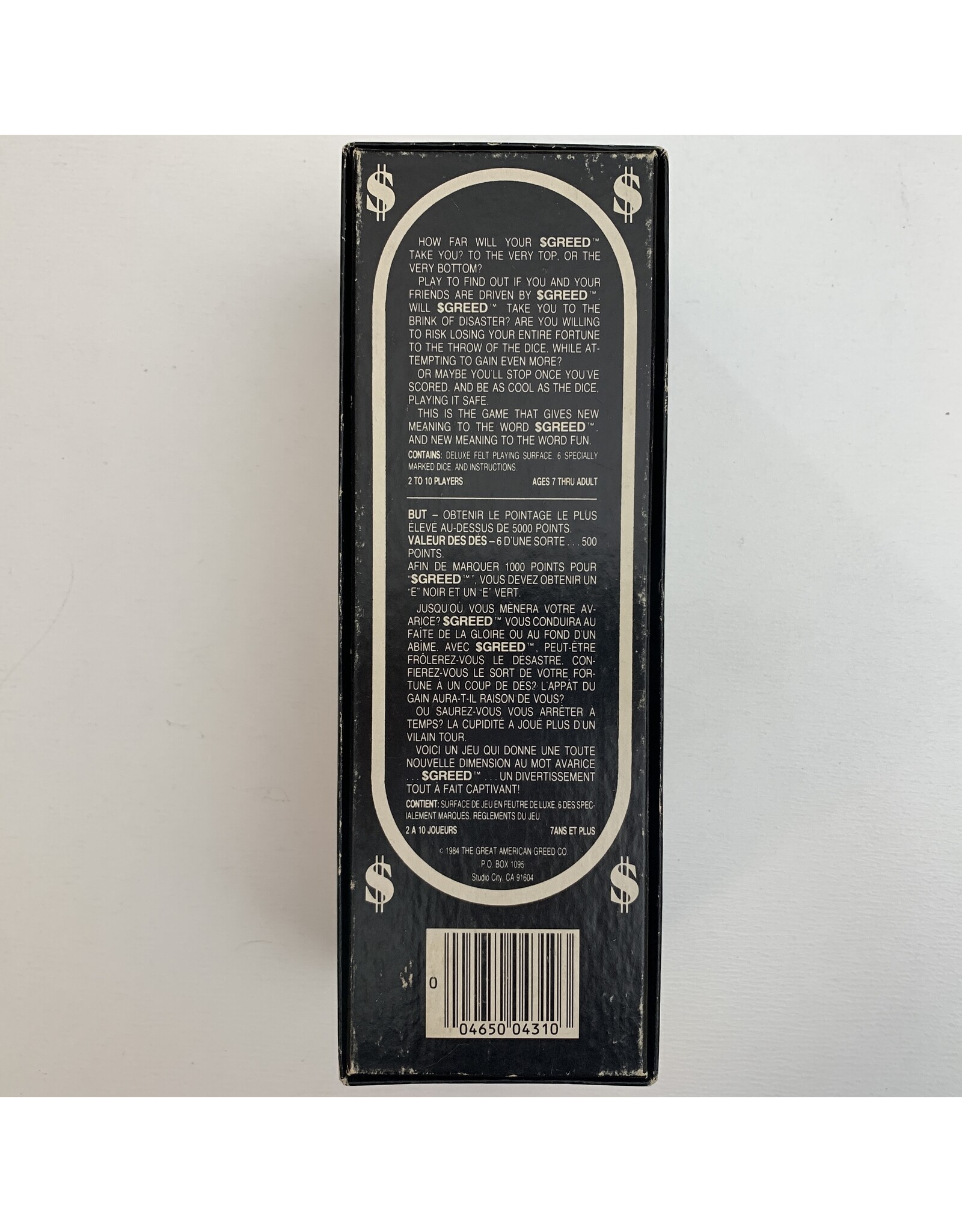 Waddingtons $Greed  used board game (1984)