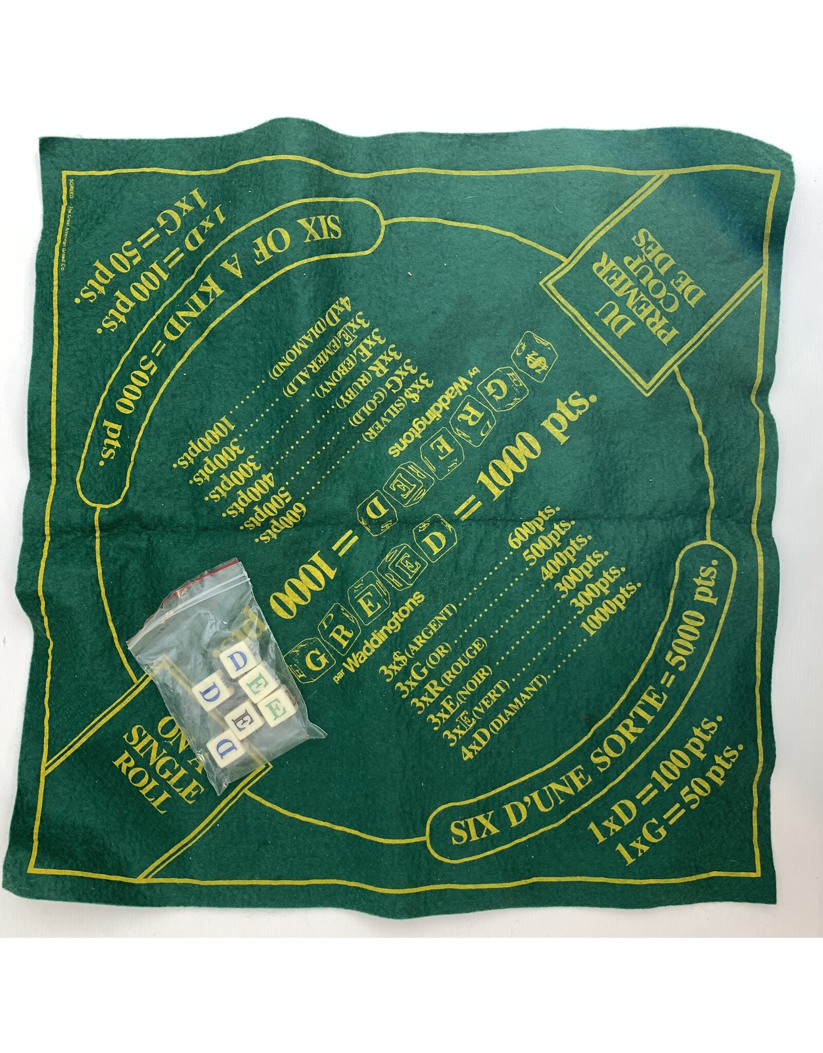 Waddingtons $Greed  used board game (1984)