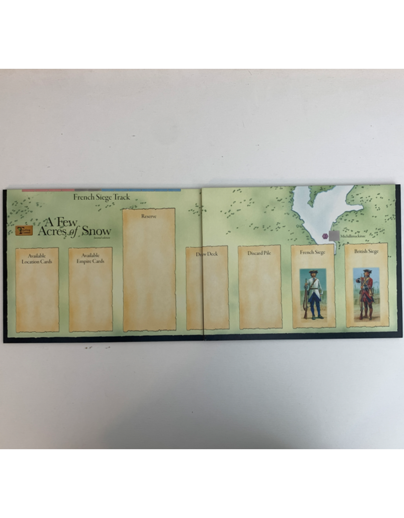 Treefrog Games A Few Acres of Snow unused board game (2011)