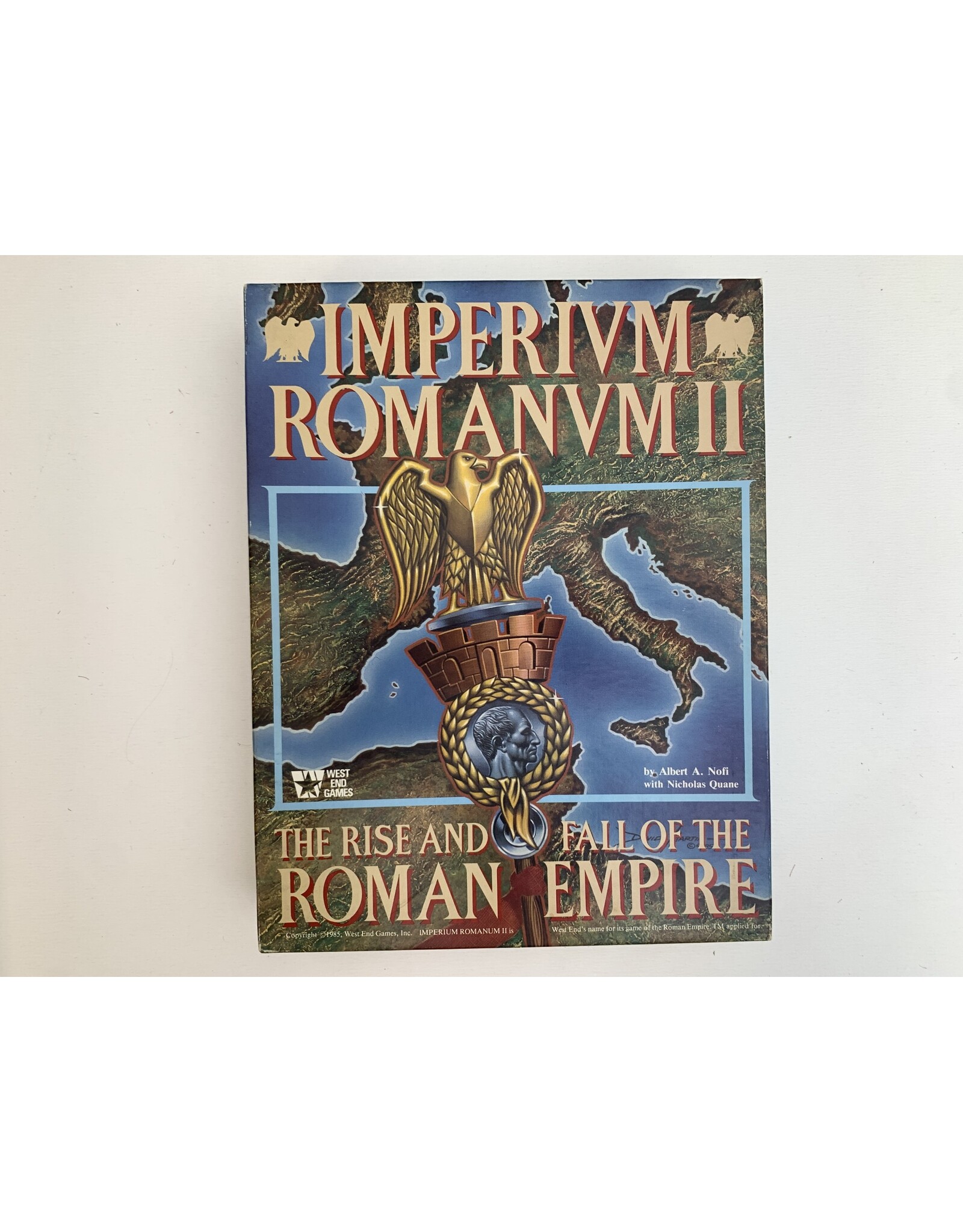 WEST END GAMES Imperium Romanum II (1985) (unpunched board game )