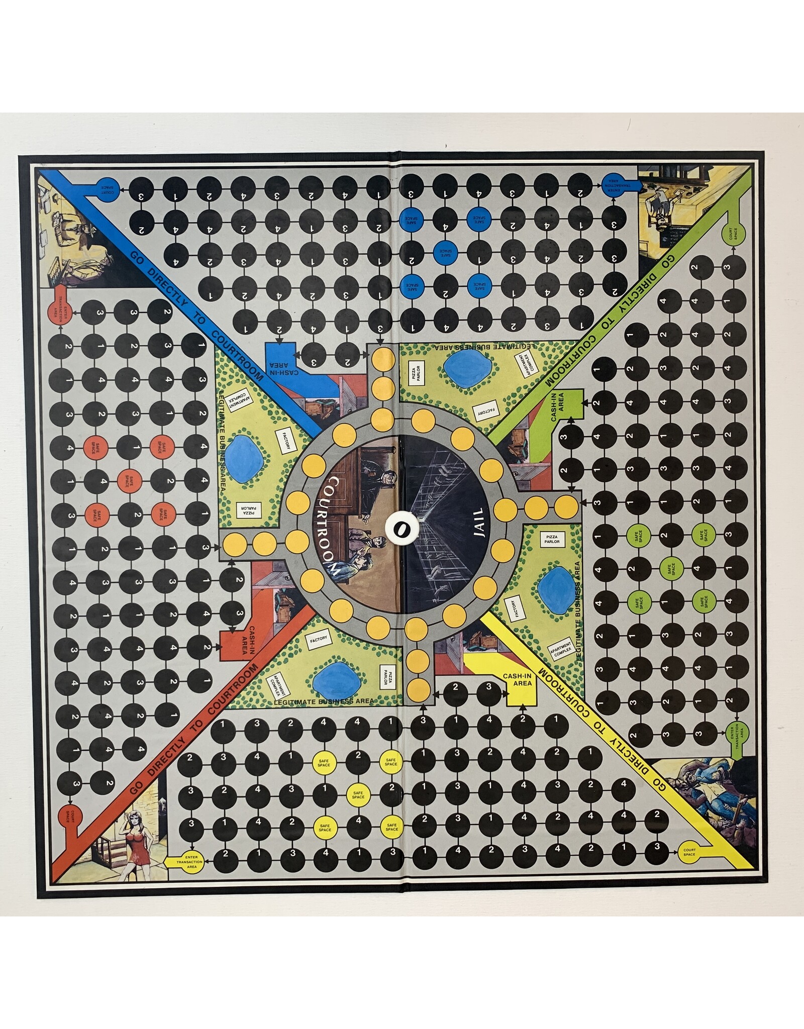 Tri-Ascend The Syndicate used board game (1986) (o)