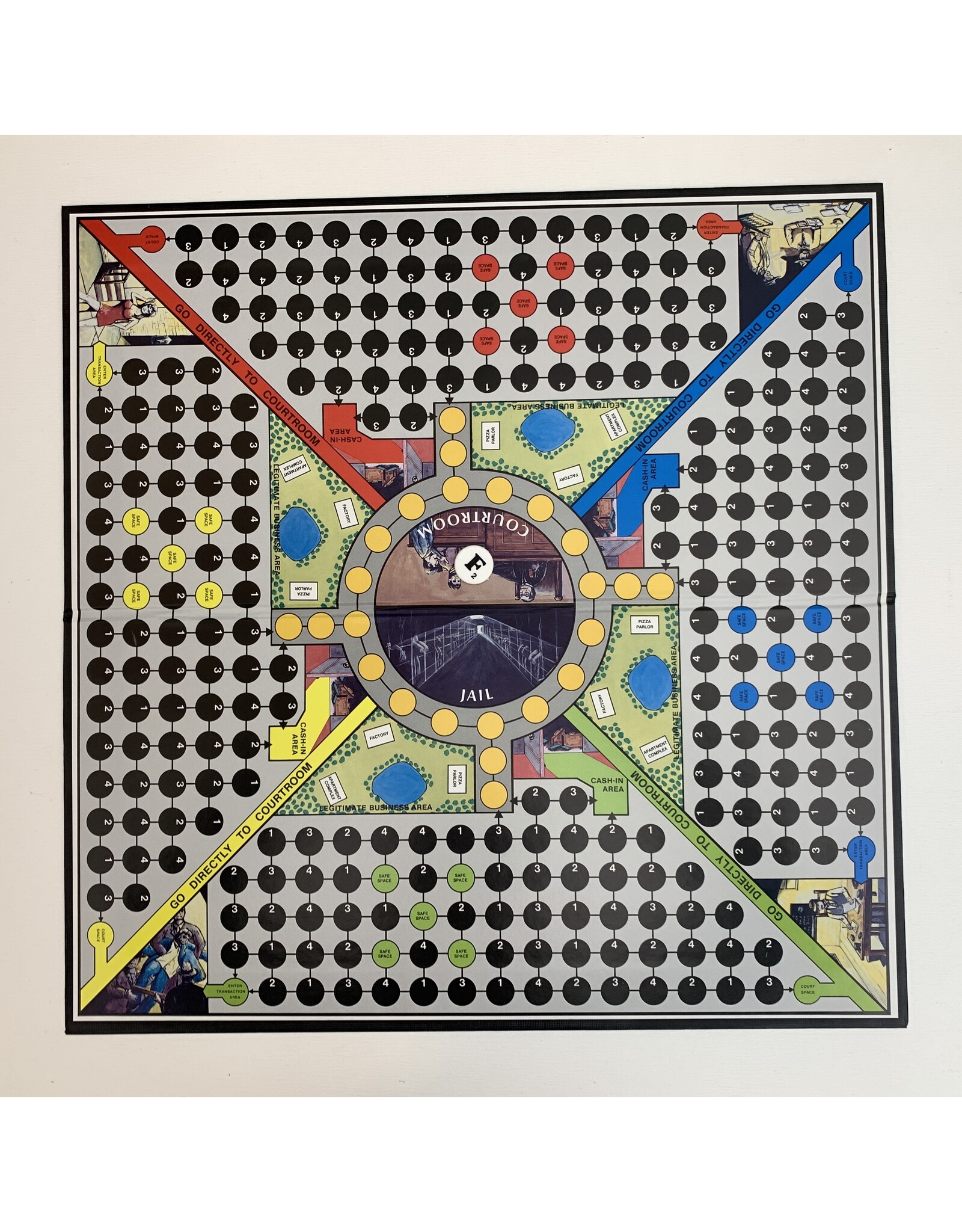 Tri-Ascend The Syndicate used board game (1986) (F)