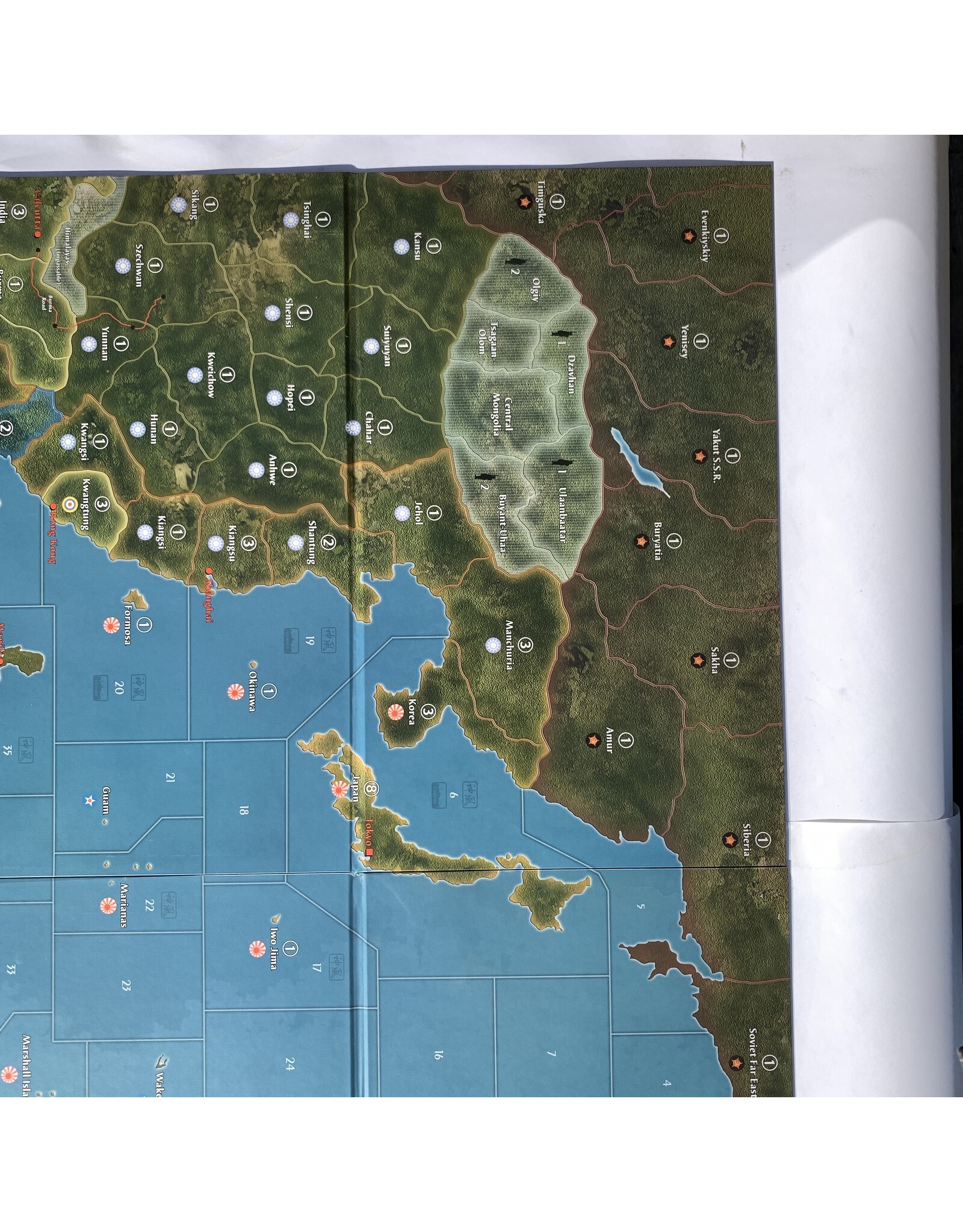 Hasbro Axis & Allies: Pacific 1940 Used boards games (2009) (unpunched)