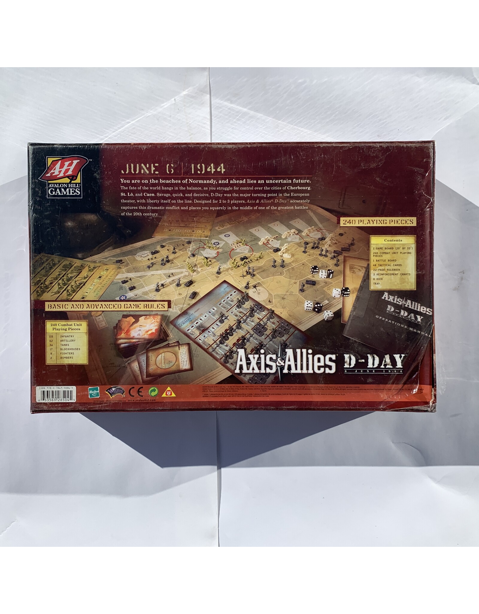 Avalon Hill Game Company Axis & Allies: D-Day NIS board game (2004) - Shrink is torn