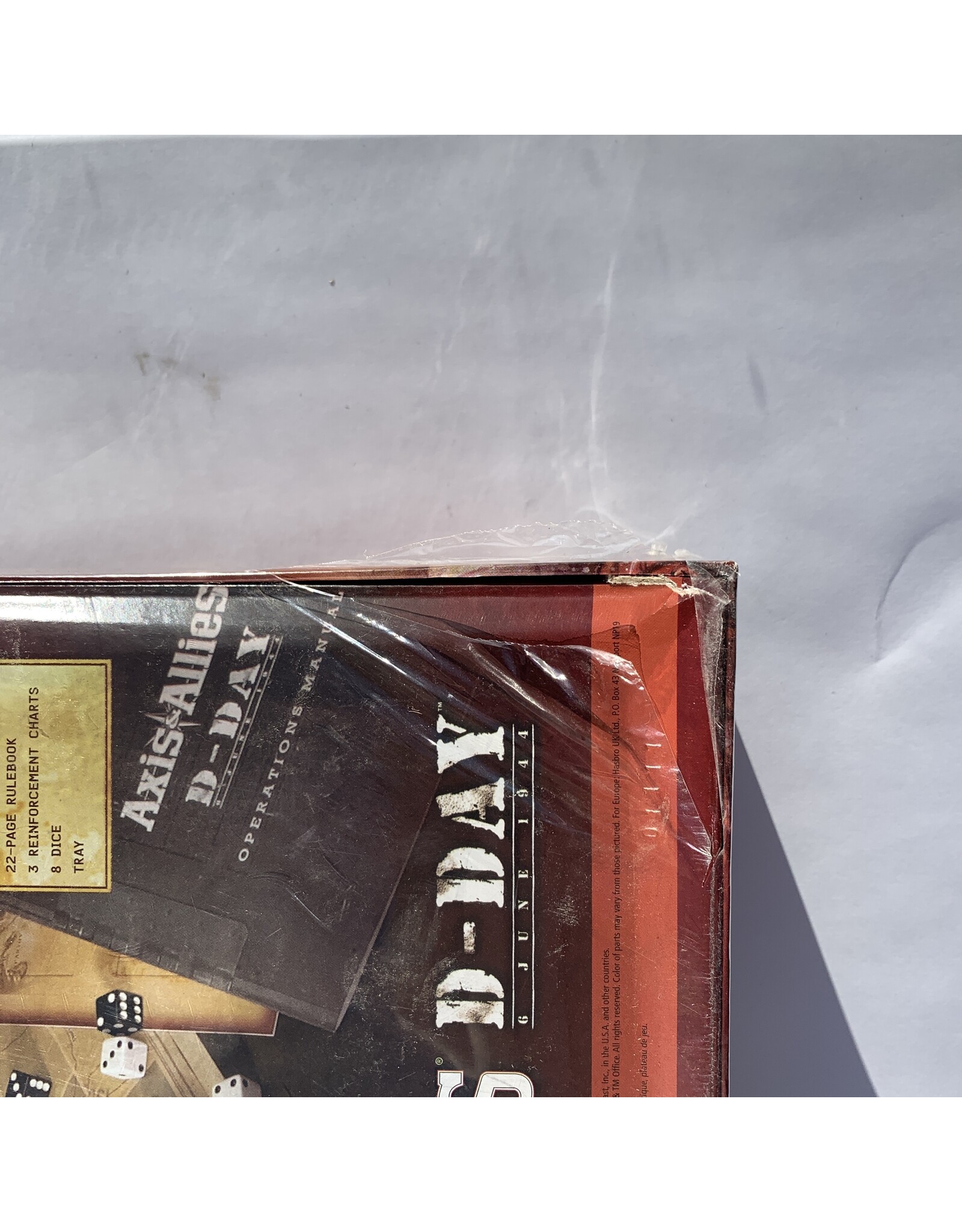 Avalon Hill Game Company Axis & Allies: D-Day NIS board game (2004) - Shrink is torn