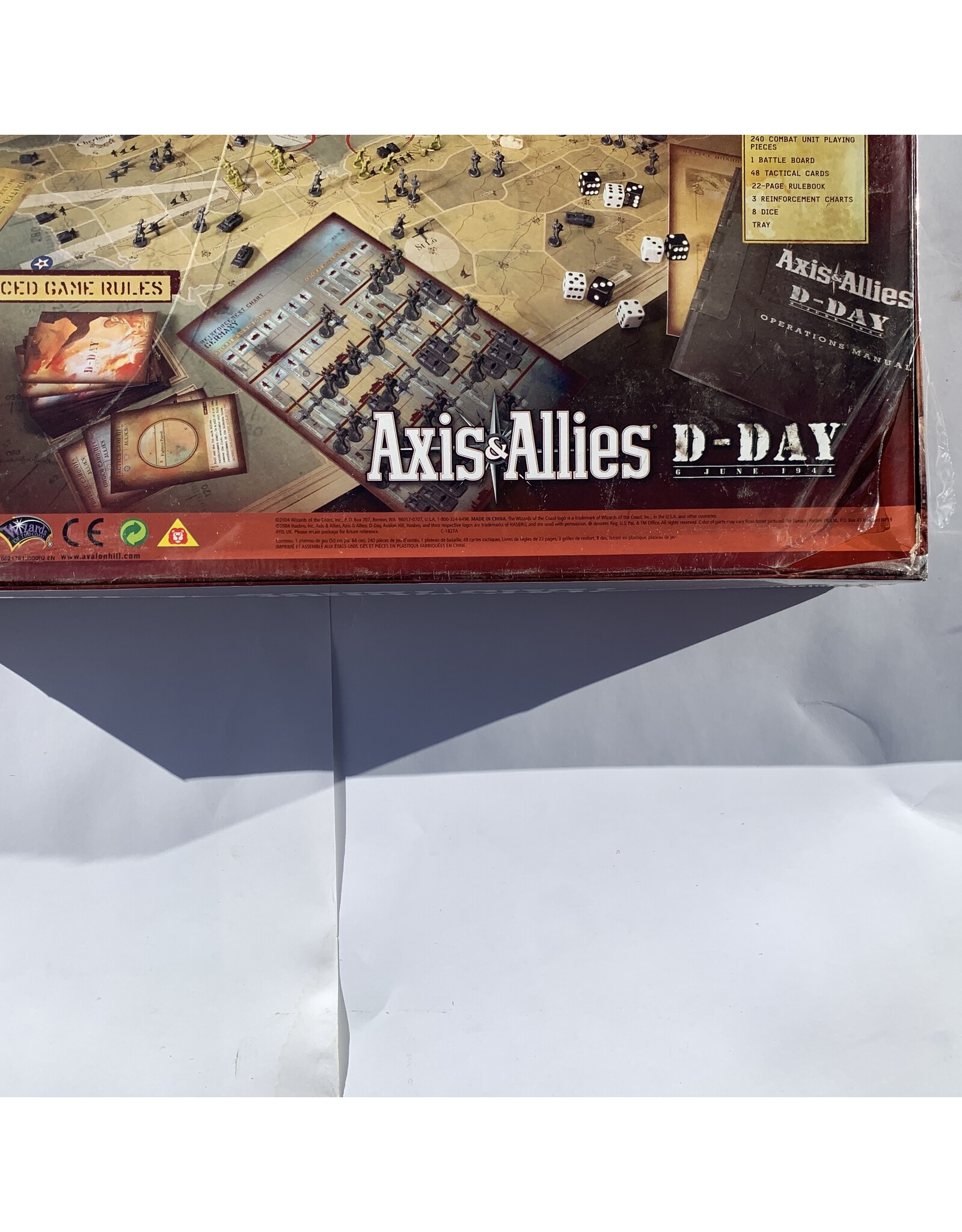 Avalon Hill Game Company Axis & Allies: D-Day NIS board game (2004) - Shrink is torn