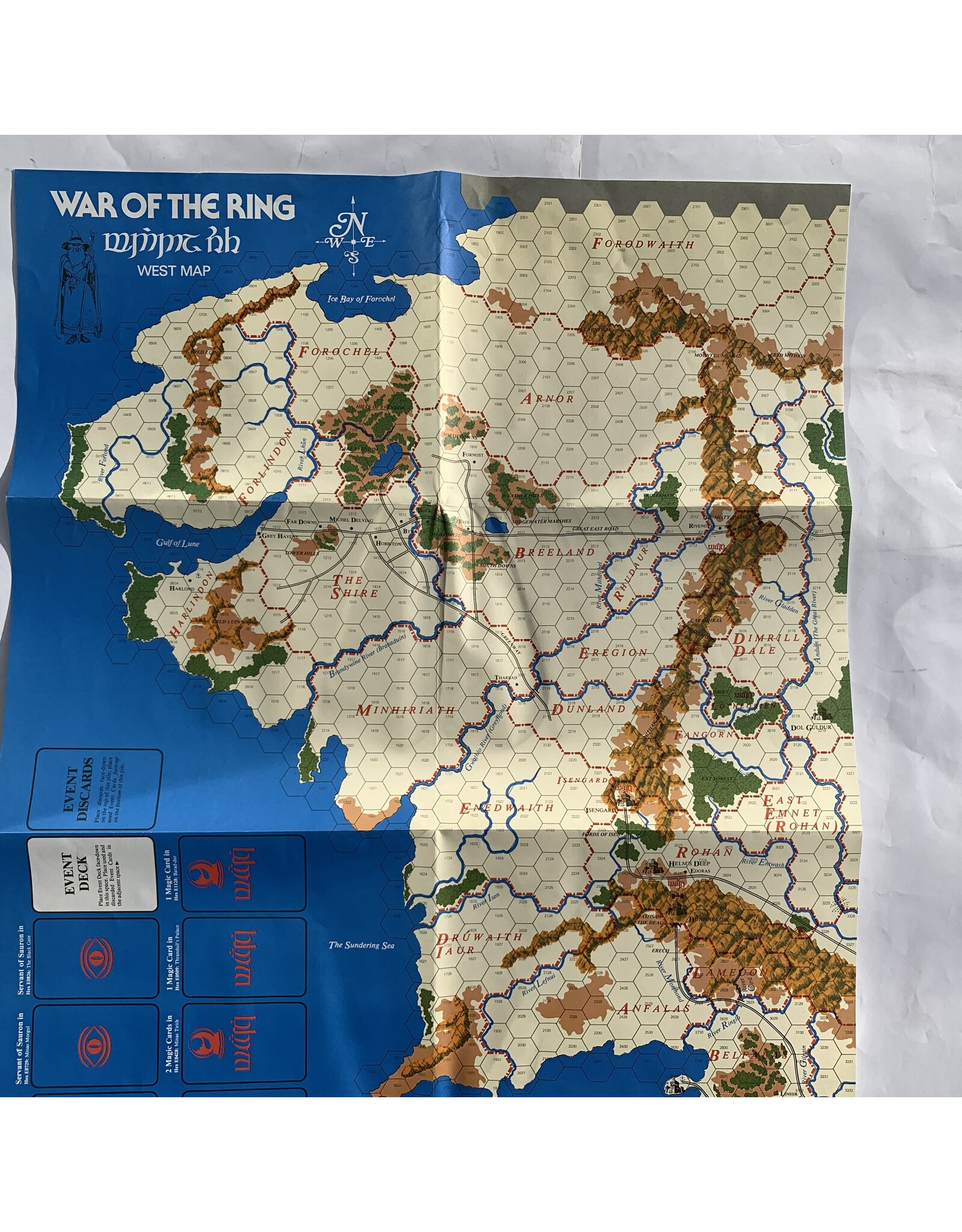 SPI War of the Ring used board game (1977)