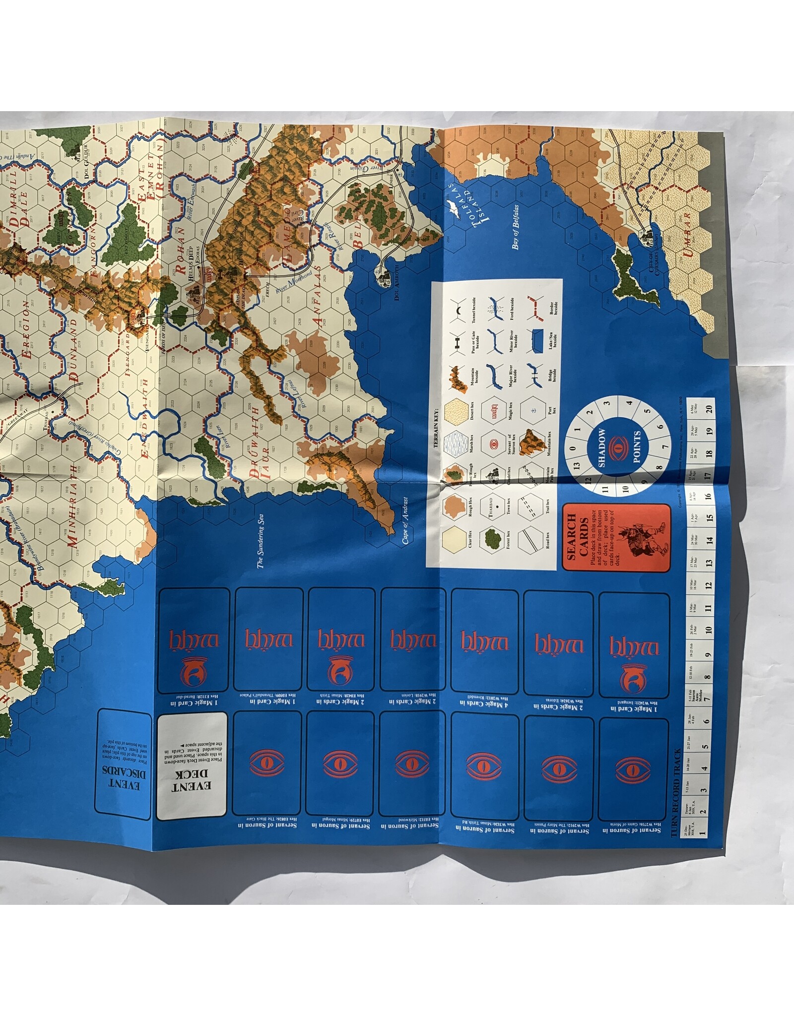 SPI War of the Ring used board game (1977)