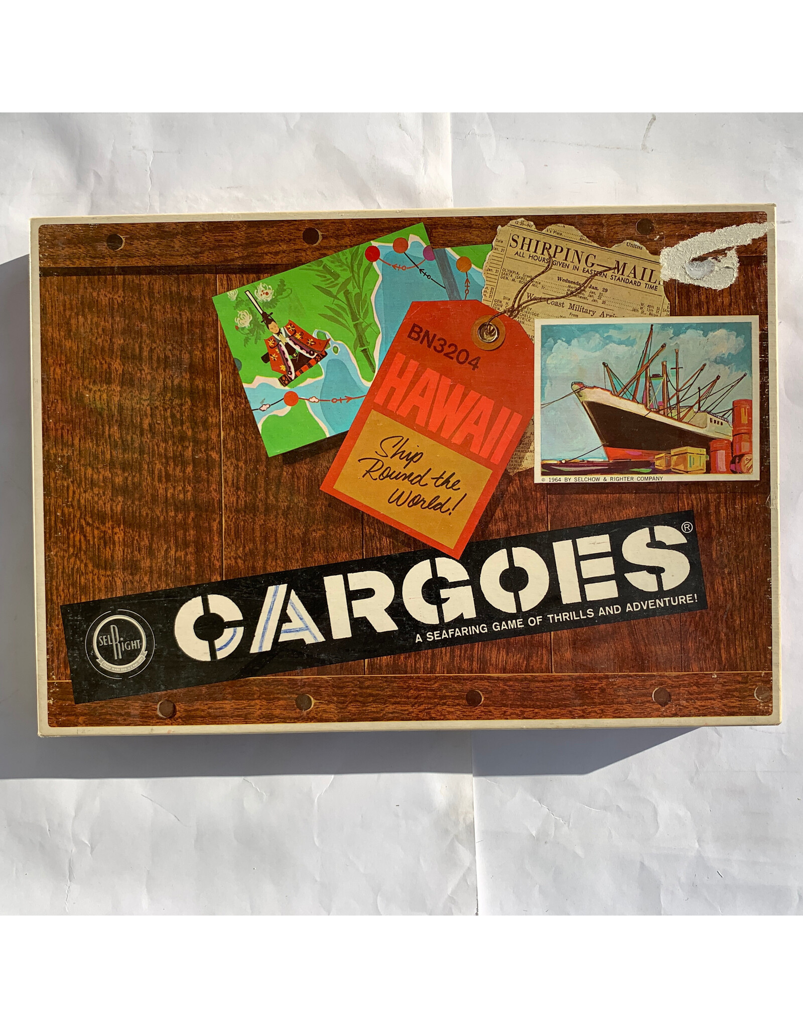 Selchow & Righter Cargoes Used Board Game (1964)