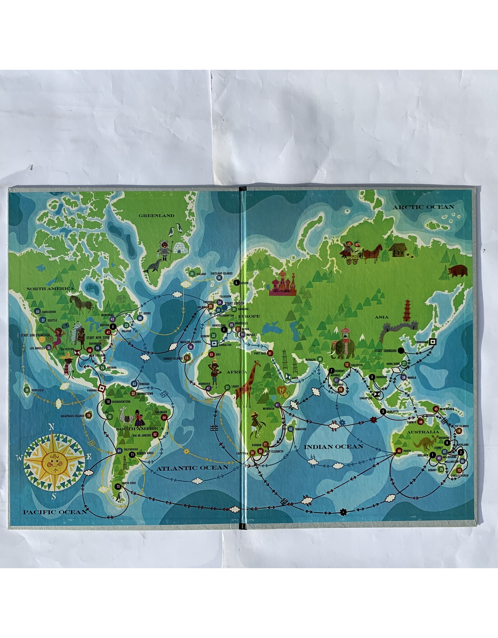 Selchow & Righter Cargoes Used Board Game (1964)