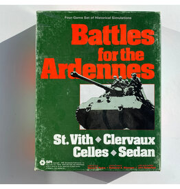 SPI Battles for the Ardennes (1978) (used) (missing 55 pieces from 1944 scenarios) (pieces from the 1940 scenarios are unpunched)