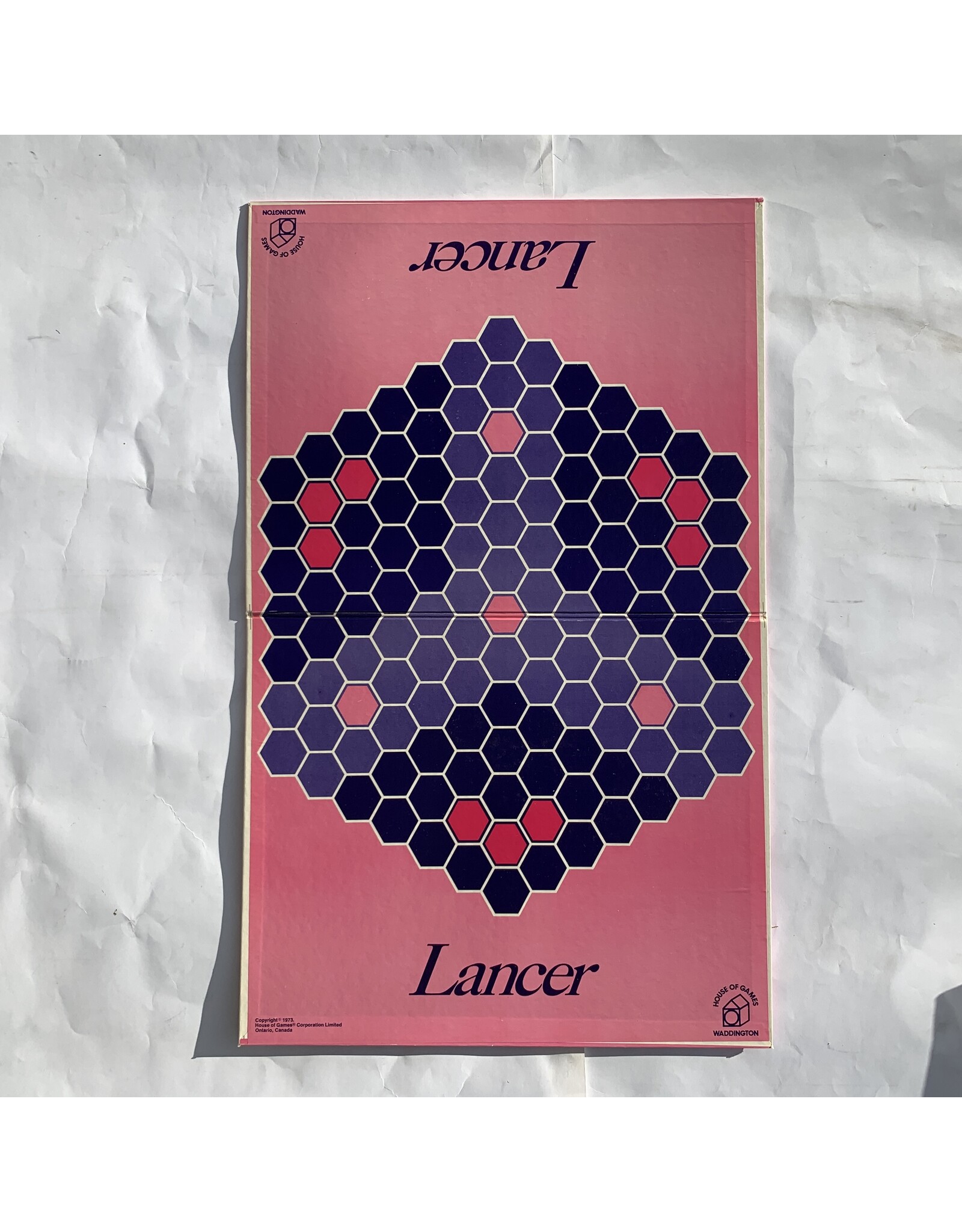 Waddingtons Lancer Used Board Game (1973)