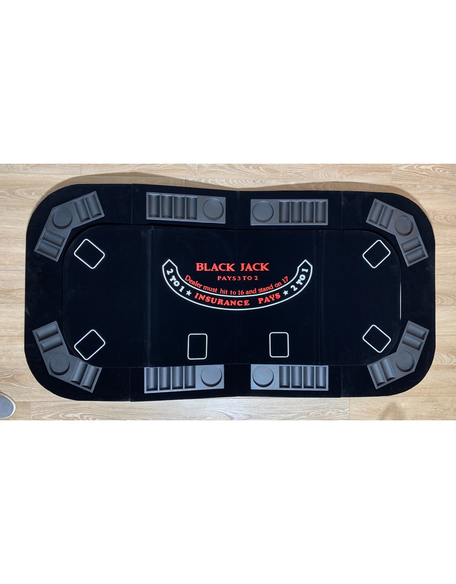 CHH Games Texas Hold em  Folded Tabletop with Blackjack and Craps Insert NIB (2011 est.)