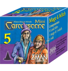 Z-Man Games Carcassonne Mini Expansion 5 : Mage & Witch (2012) NIB
