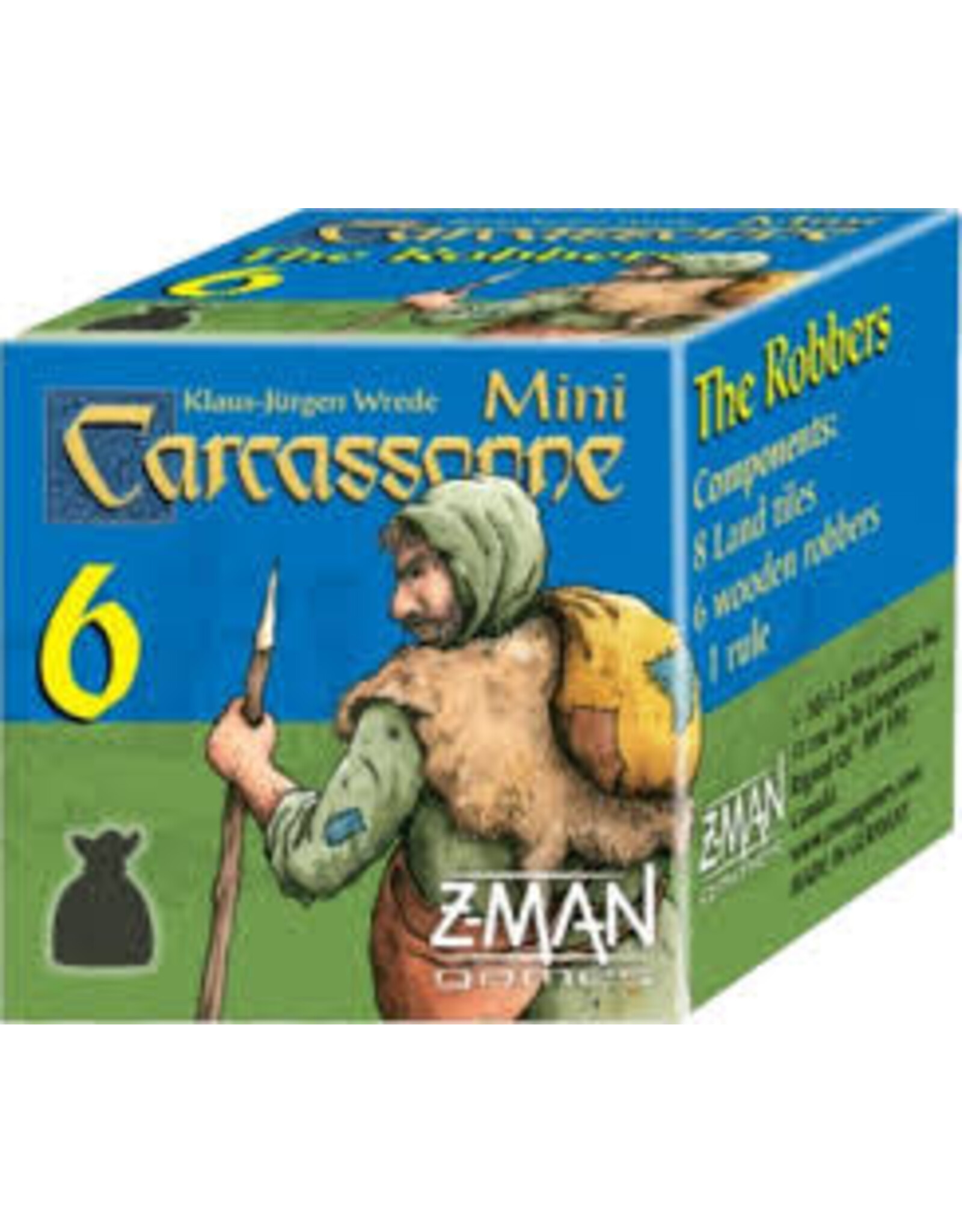 Z-Man Games Carcassonne Mini Expansion 6 : The Robbers (2012) NIB
