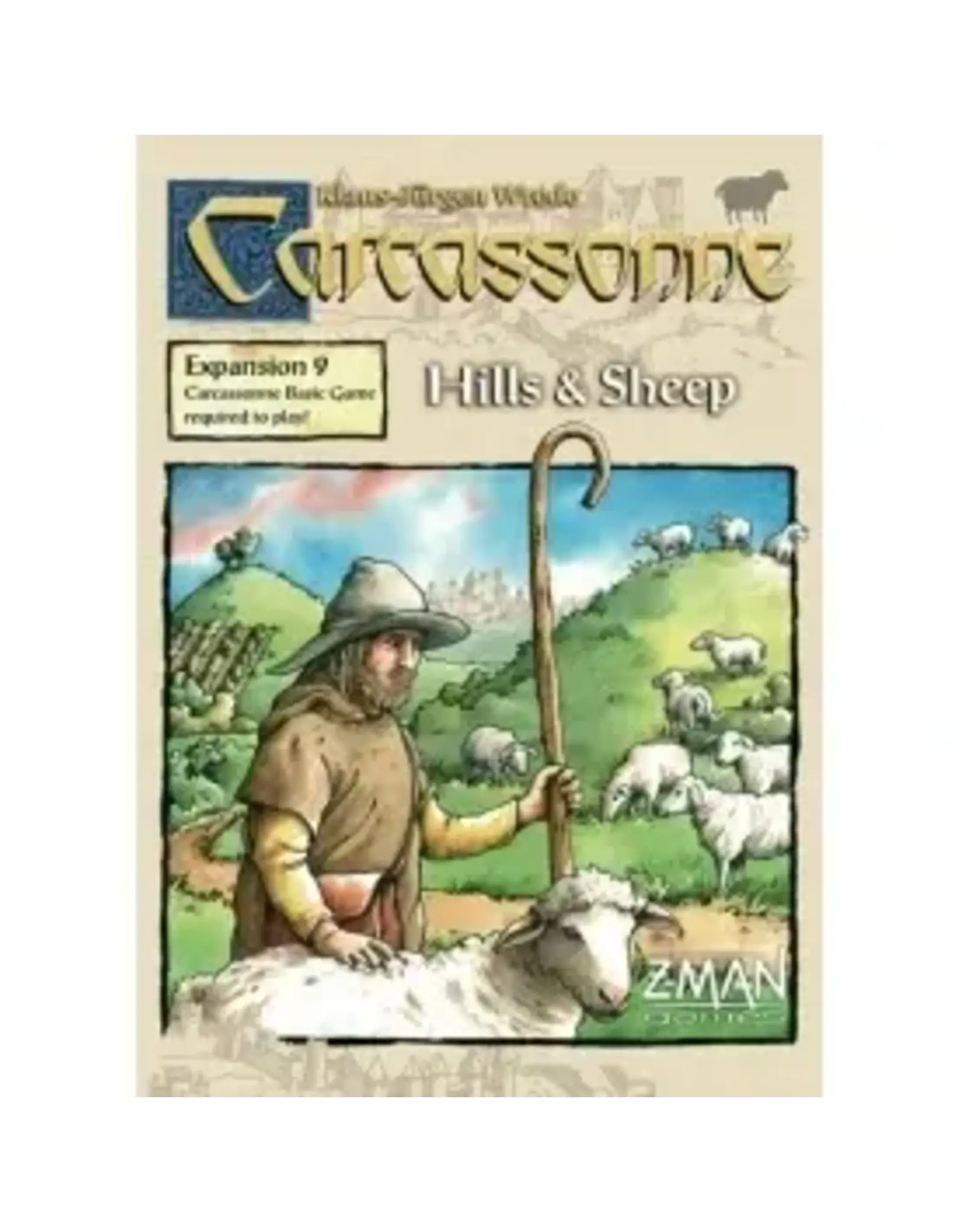 Z-Man Games Carcassonne: Expansion 9 – Hills & Sheep NIS (2014)
