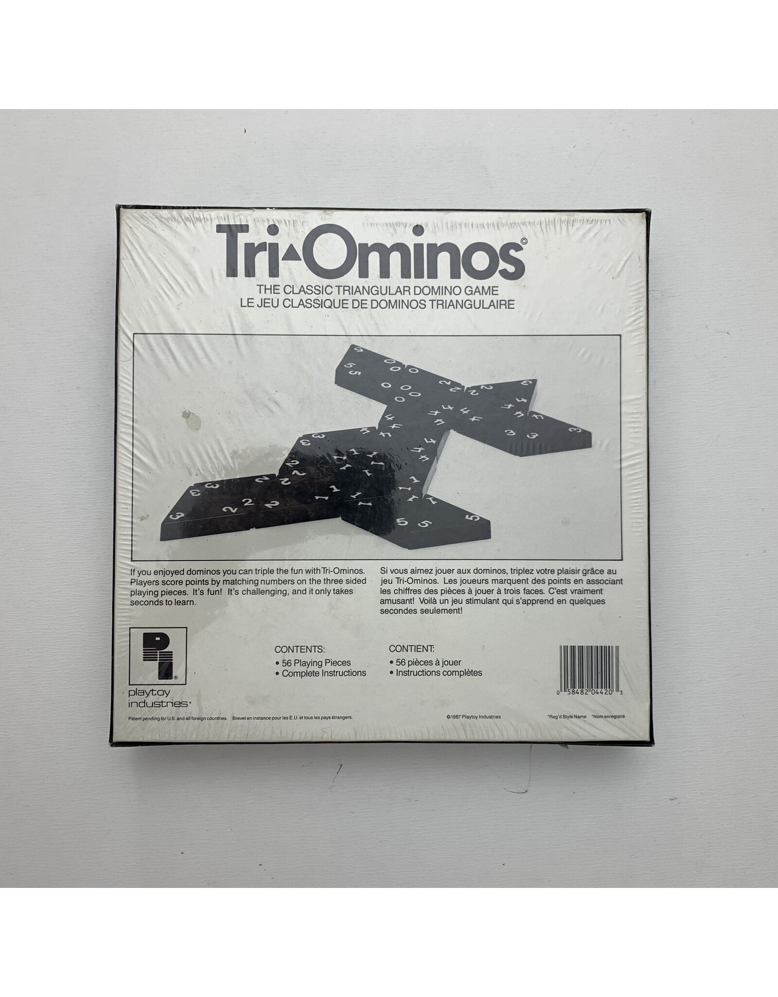 Playtoy Industries Tri-Ominos (1965) (NIS) (Made in 1987)