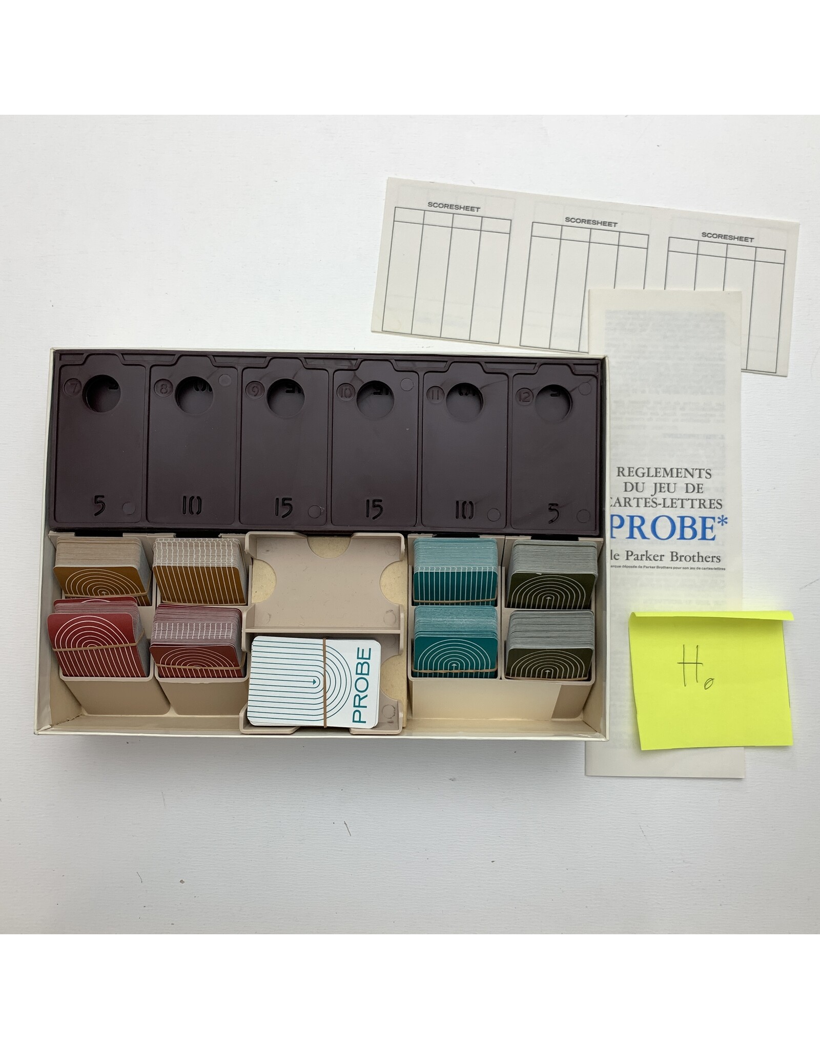PARKER BROTHERS Probe Used Board Game  (1964) (H)