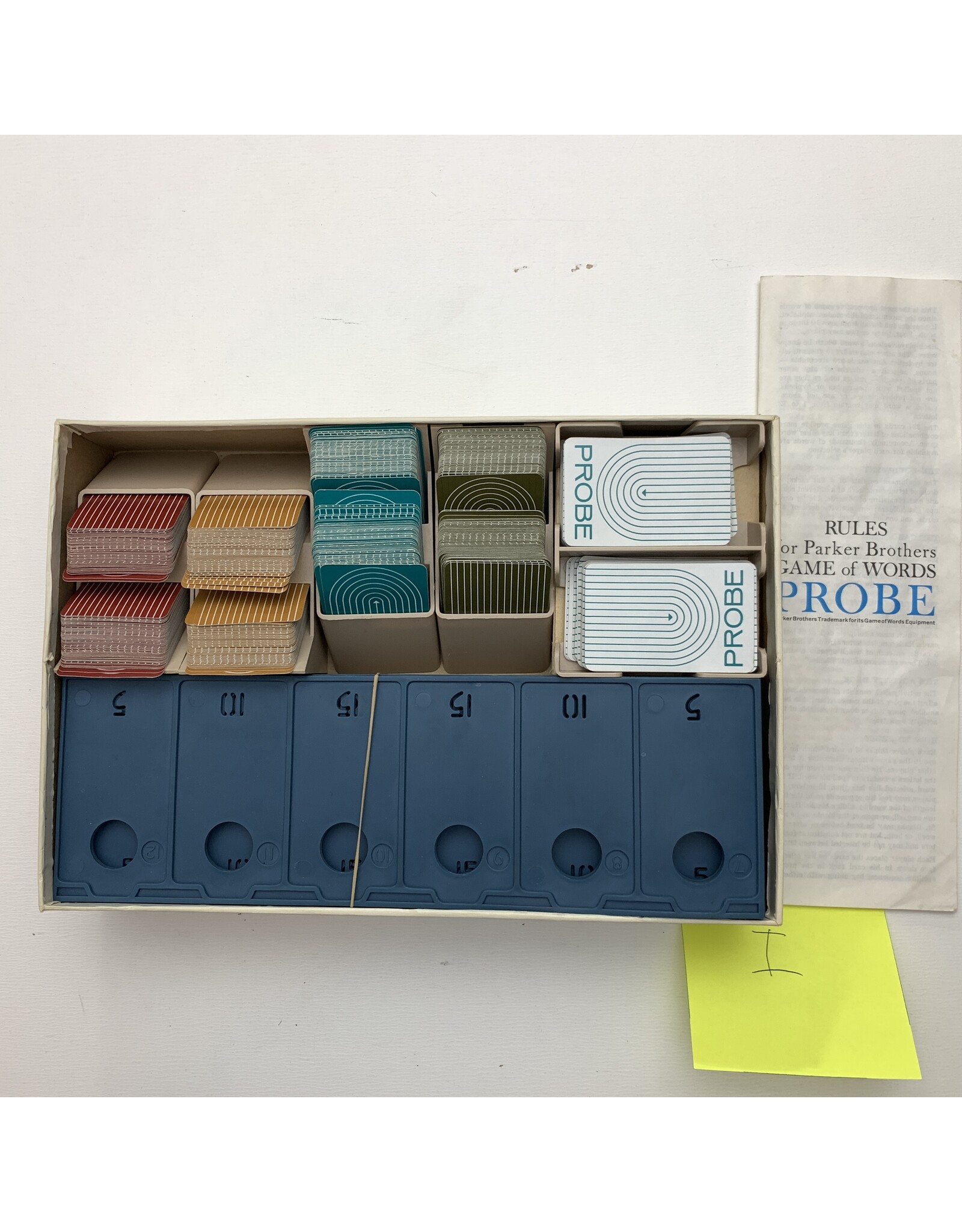 PARKER BROTHERS Copy of Probe Used Board Game  (1964) (A)
