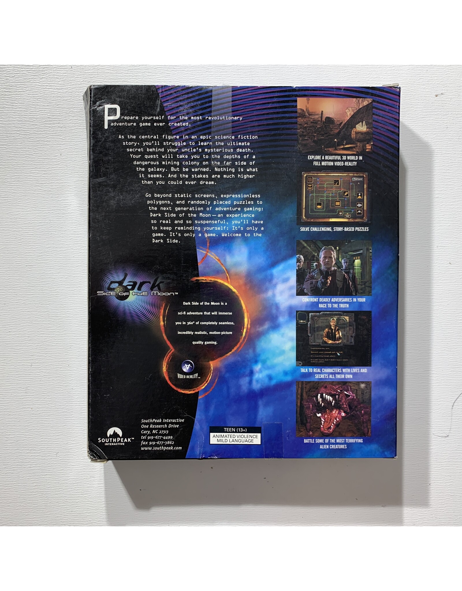 SouthPeak Dark Side of the Moon: A Sci-Fi Adventure Used PC Game (1998)