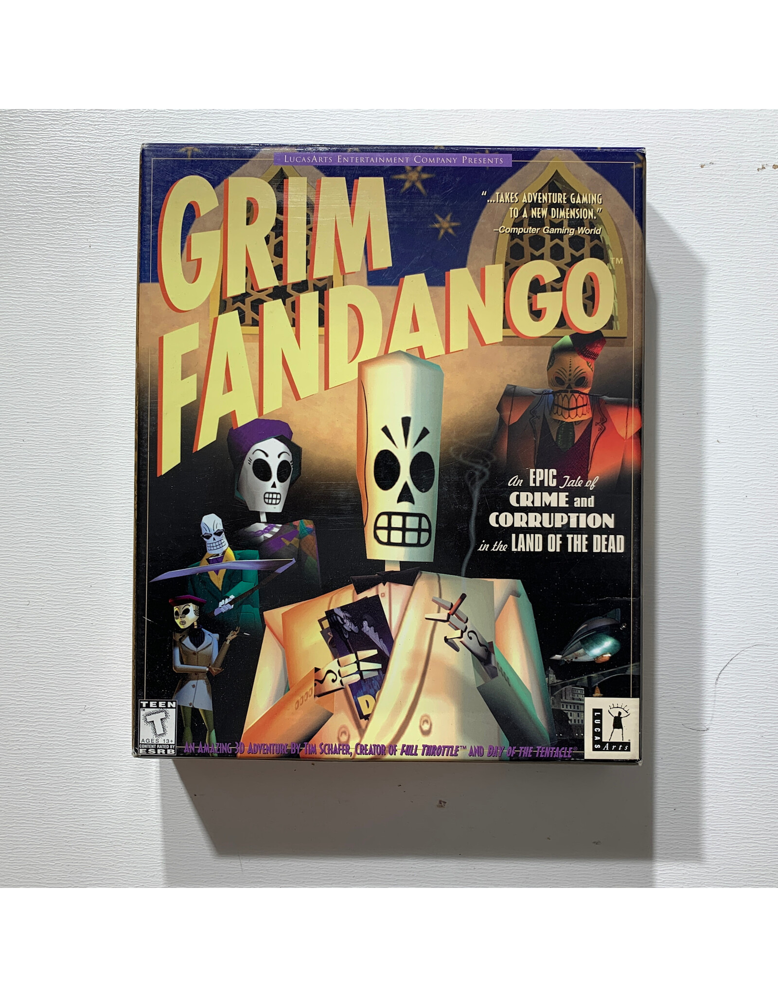 Lucas arts Grim Fandango Used PC game (1998)