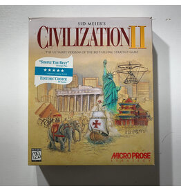 Micro Prose Sid Meier's Civilization II Used PC Games (1996)