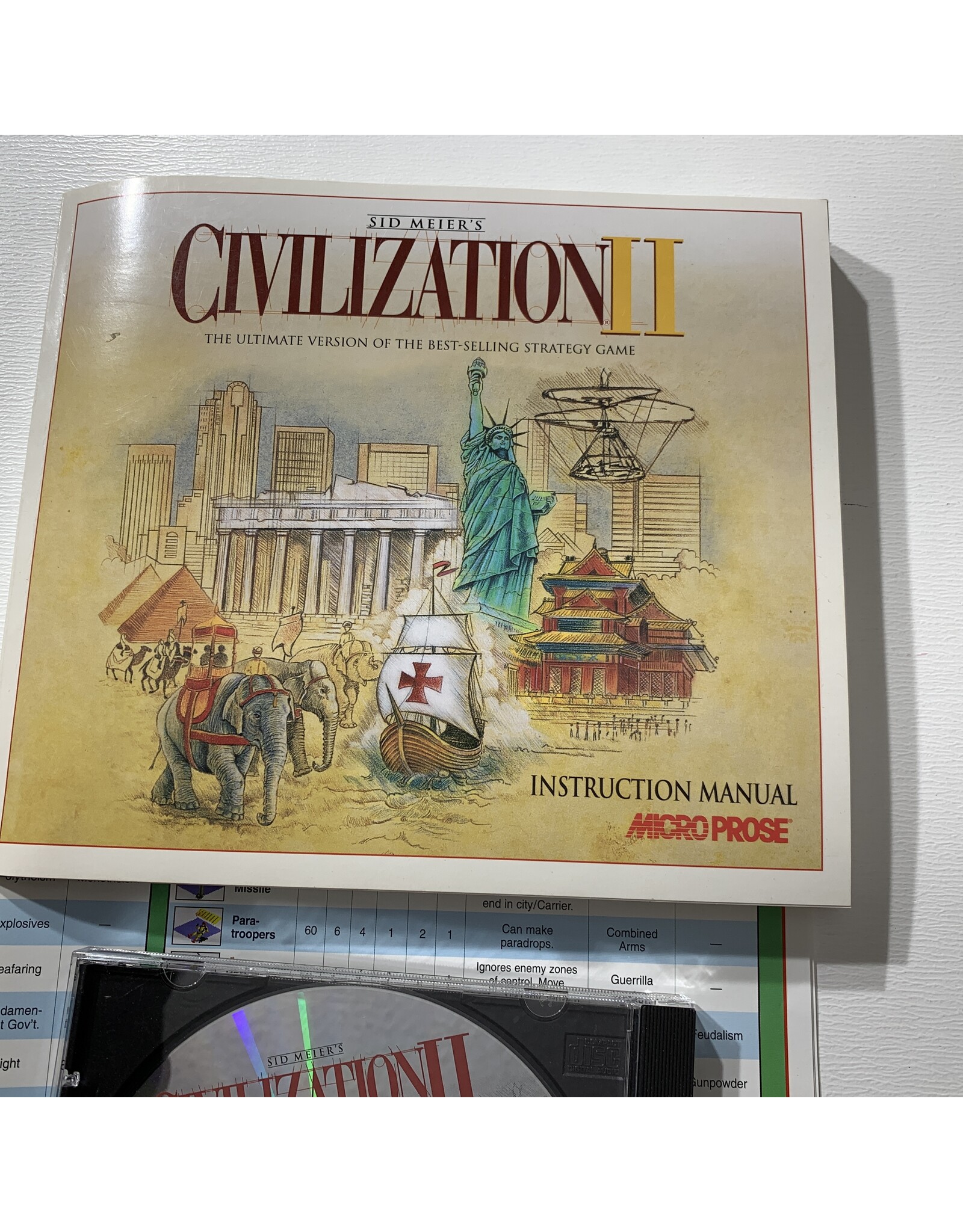 Micro Prose Sid Meier's Civilization II Used PC Games (1996)