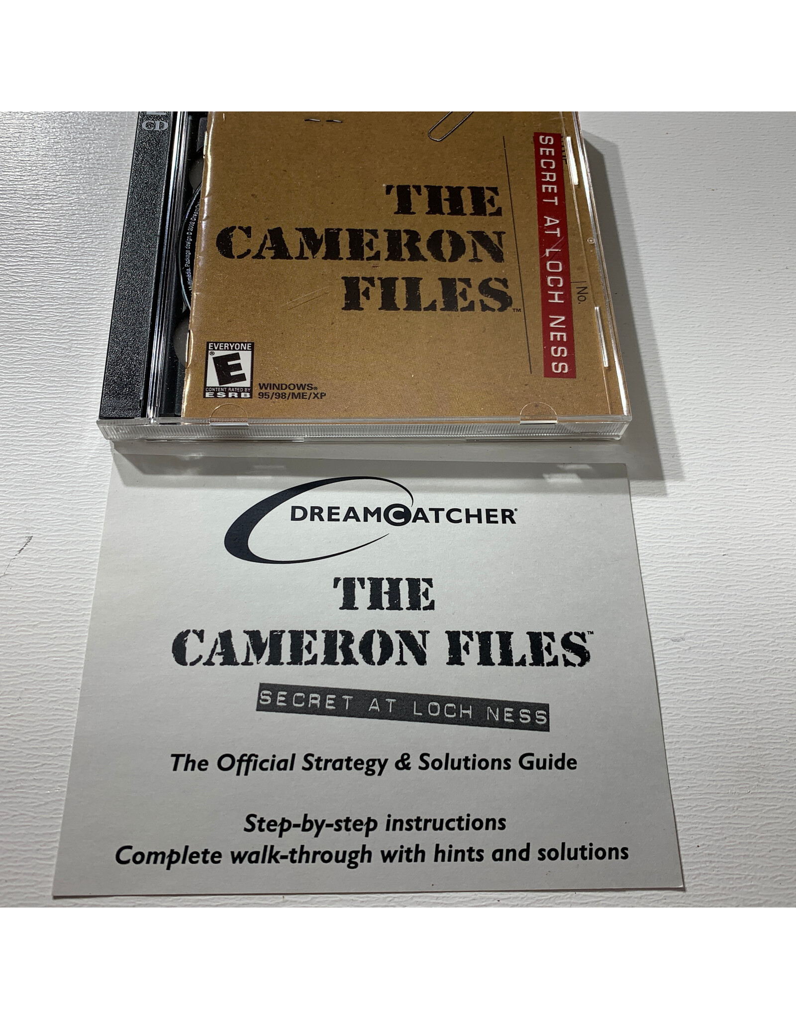 DreamCatcher The Cameron Files: Secret at Loch Ness Used PC Game  (2001)