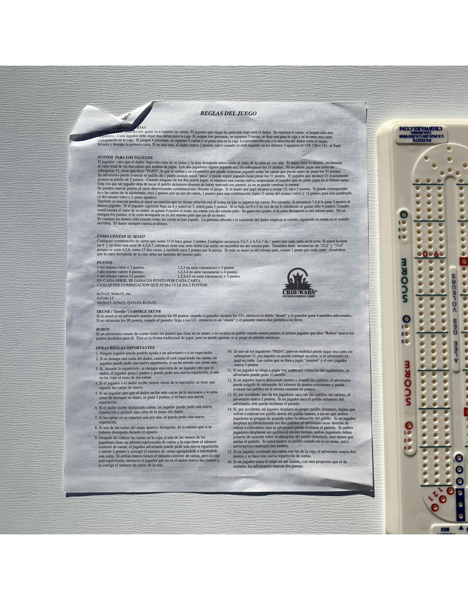 Crib Wars international Corp Crib Wars (1997) (used) (White box)