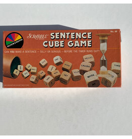 Selchow & Righter Scrabble Sentence Cube Game Used Board Game (1983)