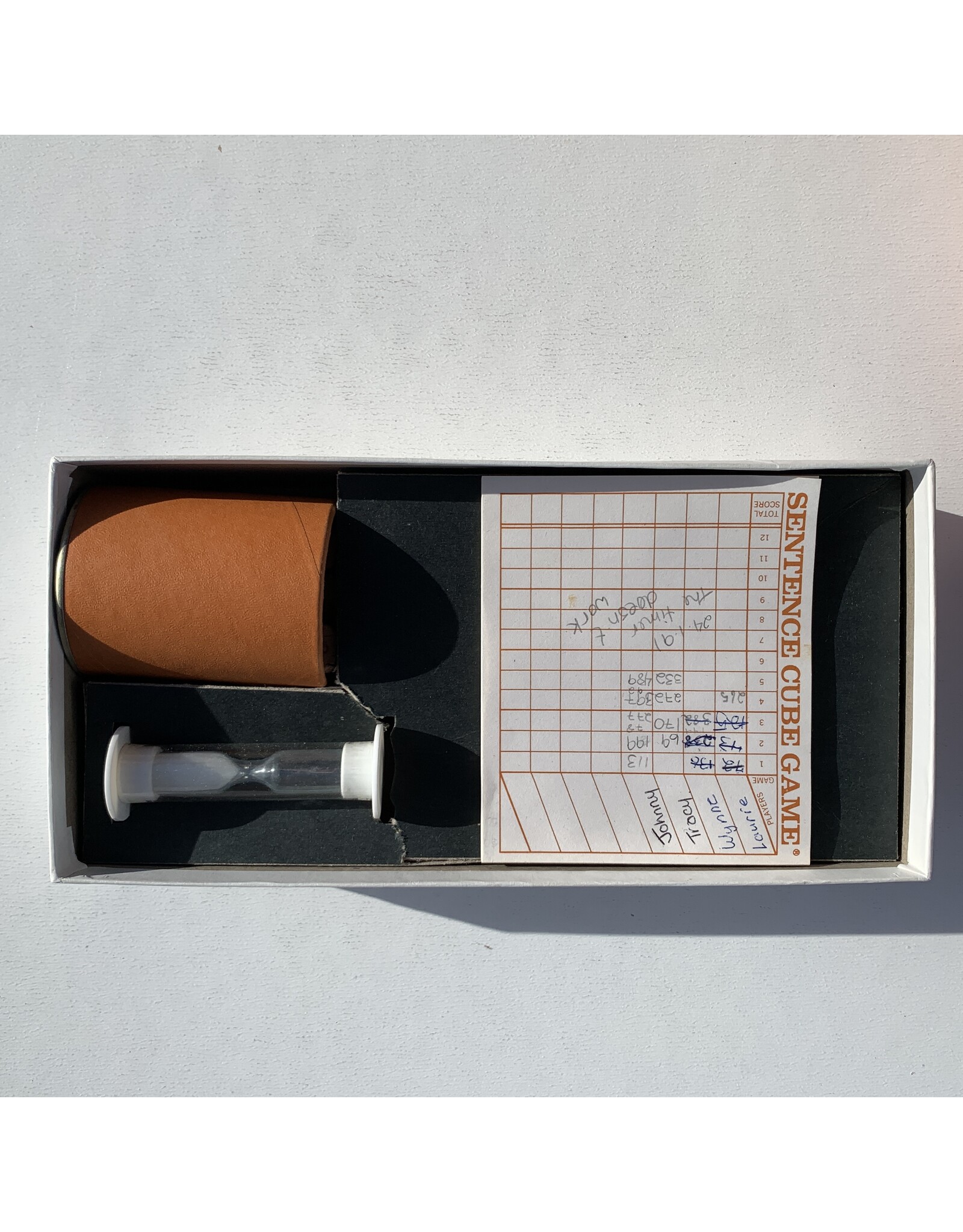 Selchow & Righter Scrabble Sentence Cube Game Used Board Game (1983)