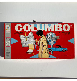 MILTON BRADLEY Columbo Detective Game Used board Game  (1973) (R) Dice has been replaced