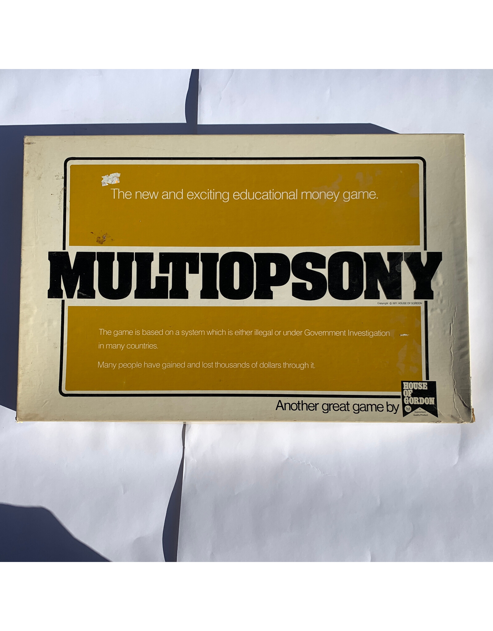 House of Gordon Multiopsony (1972) (used)