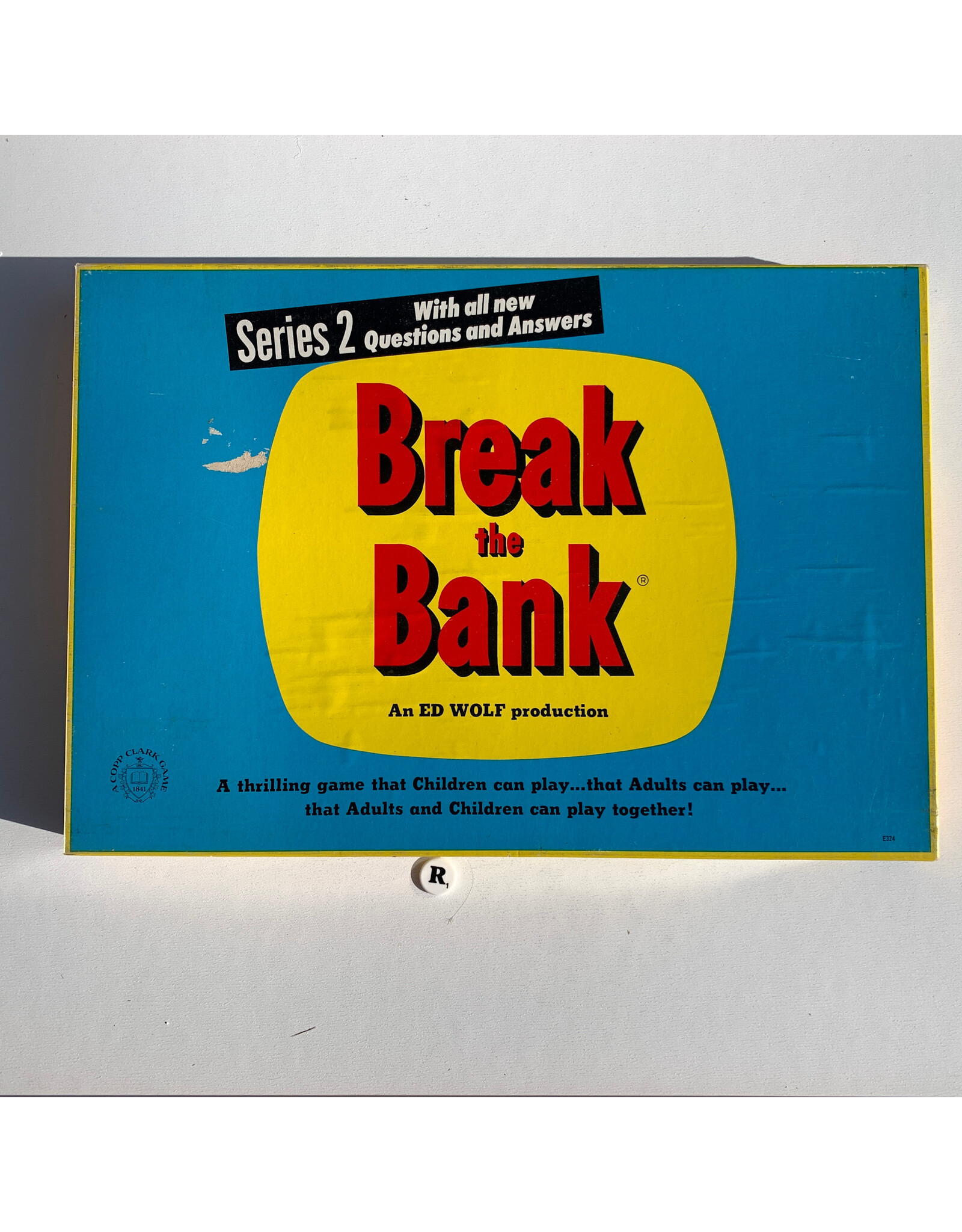 A Copp Clack Game Break the Bank Series 2 Used Board Game (est. 1960)