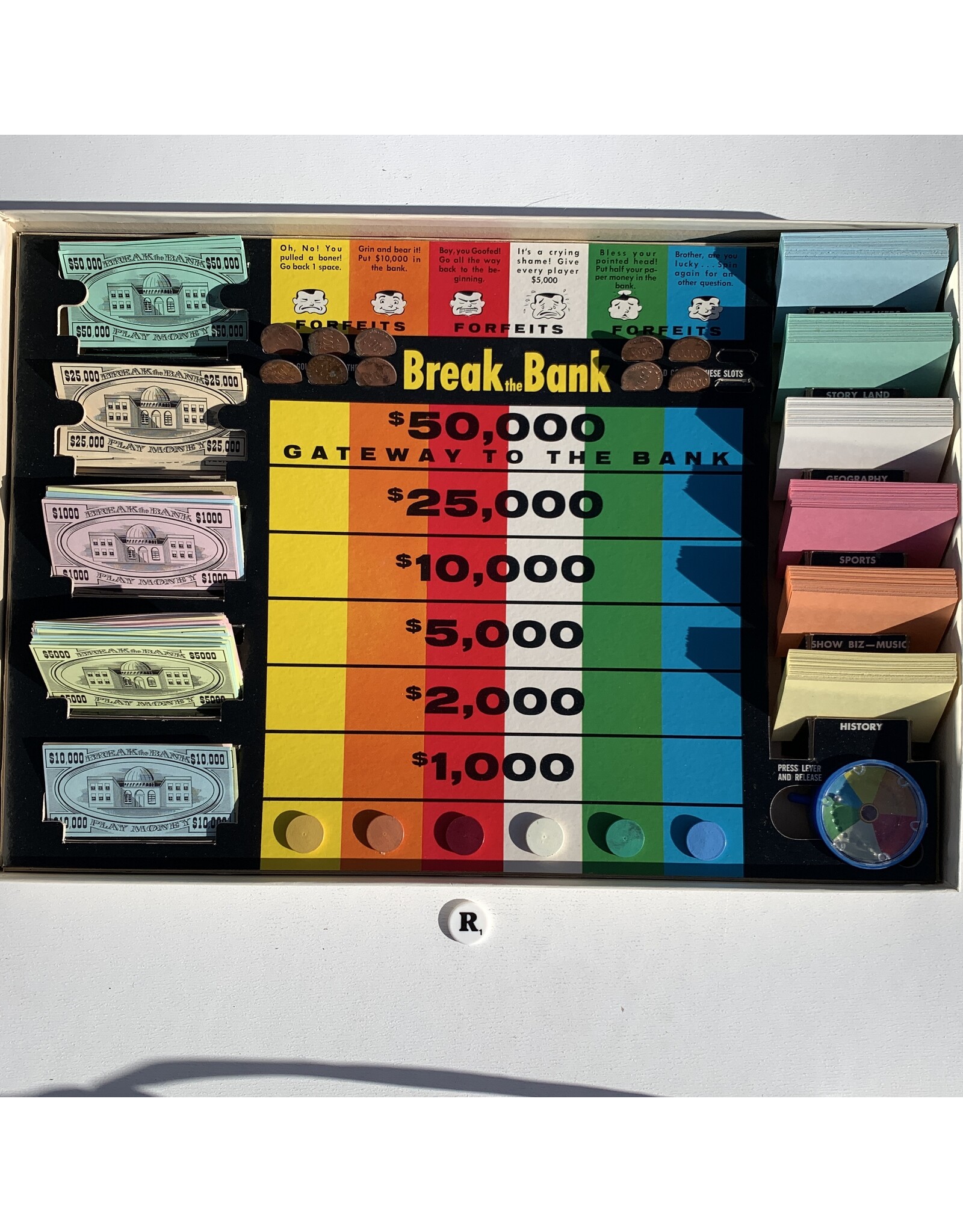 A Copp Clack Game Break the Bank Series 2 Used Board Game (est. 1960)