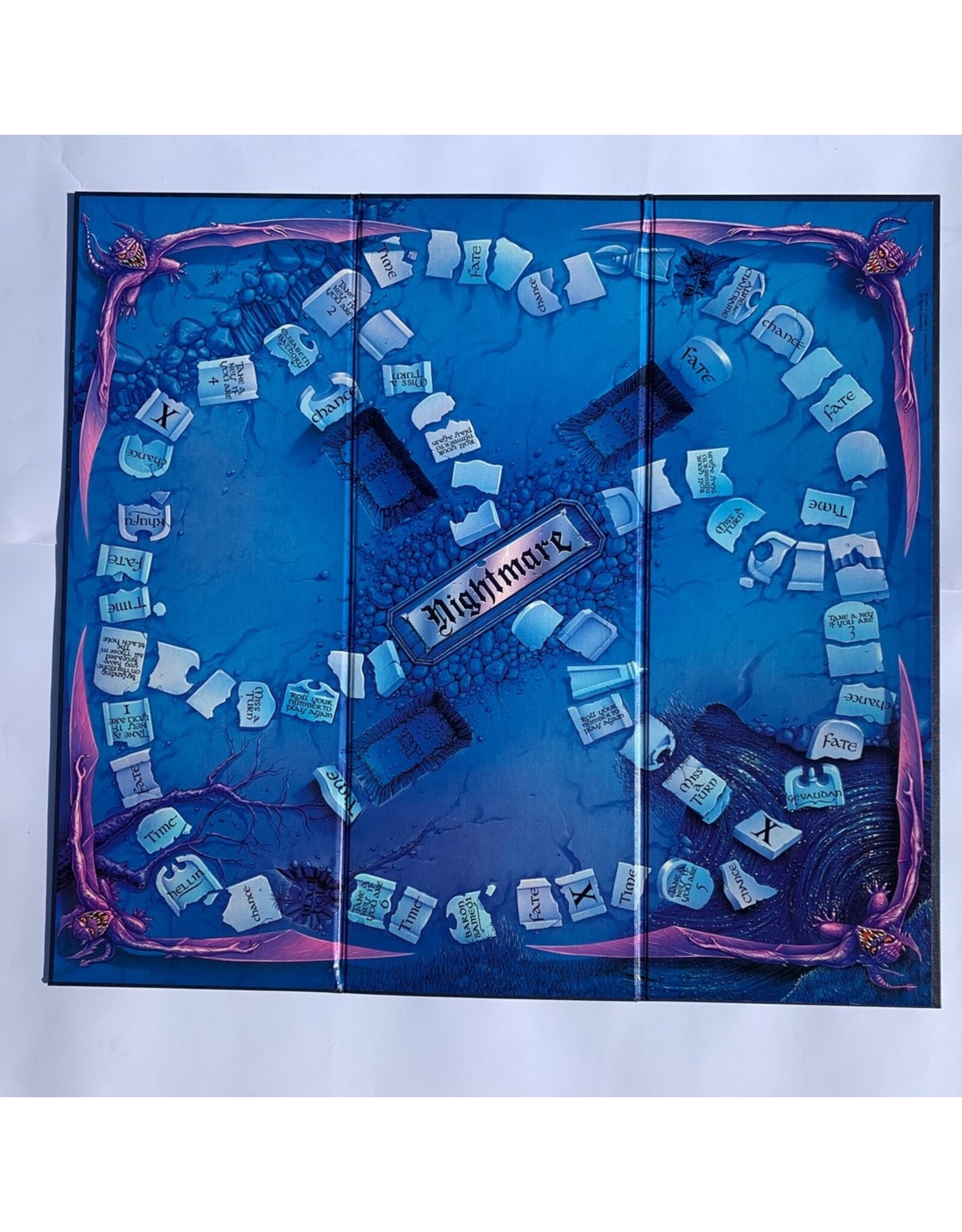 Chieftain Games Nightmare Used Board Game (1991)