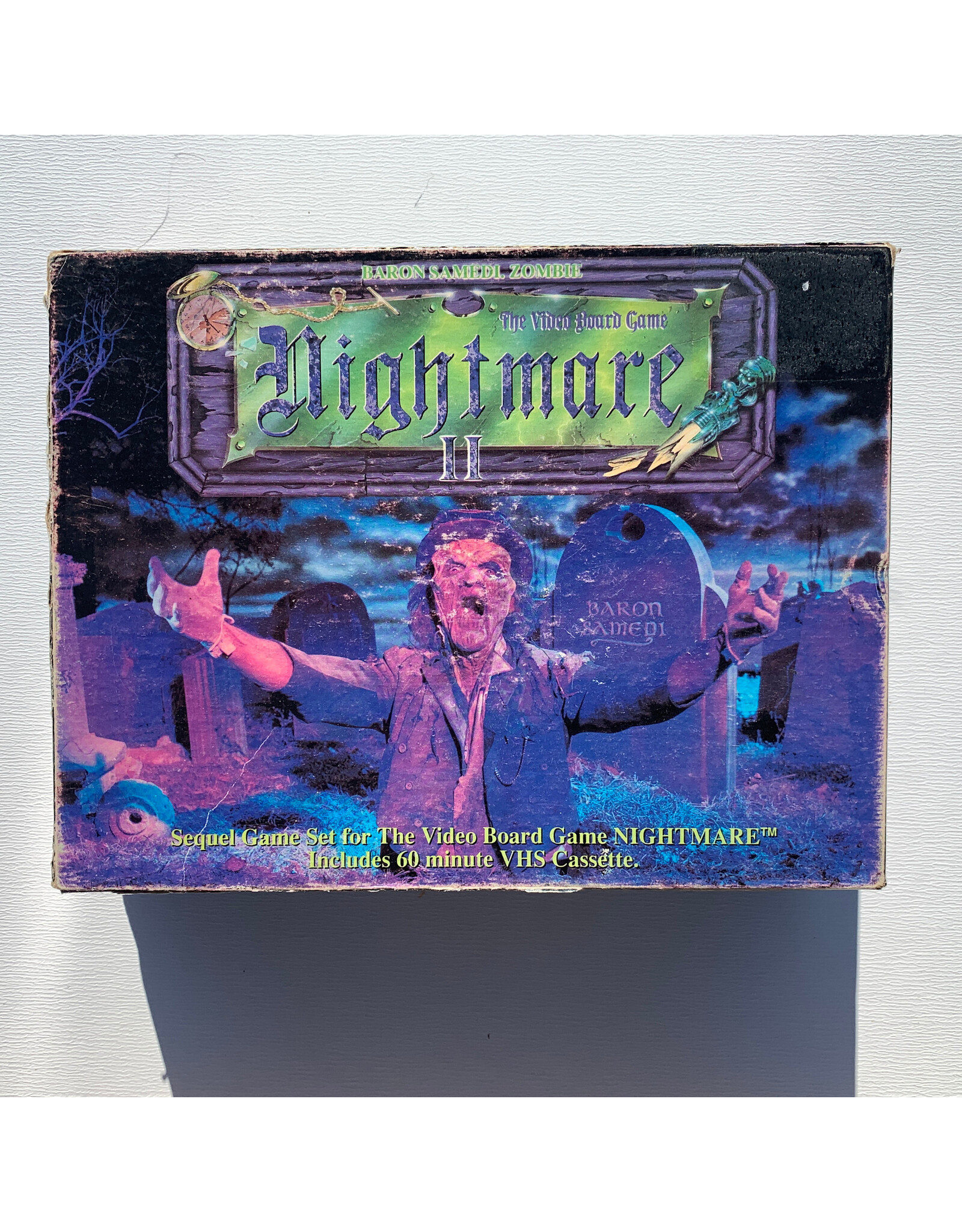 Cheiftain Products Nightmare II Used Board Game (1991) Missing 1 card