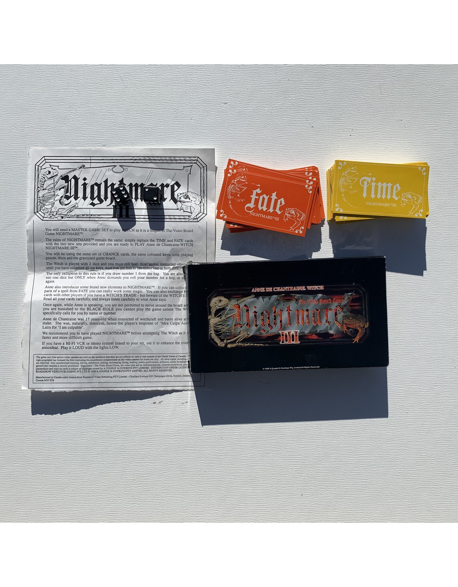 Cheiftain Products Nightmare III (1992) (used) (expansion)