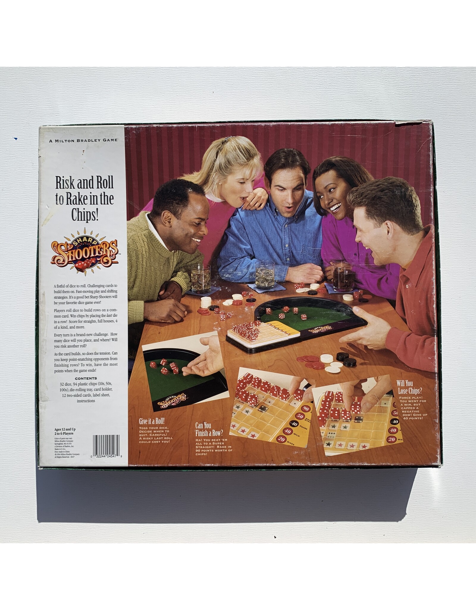 MILTON BRADLEY Sharp Shooters Used Board Games (1994)