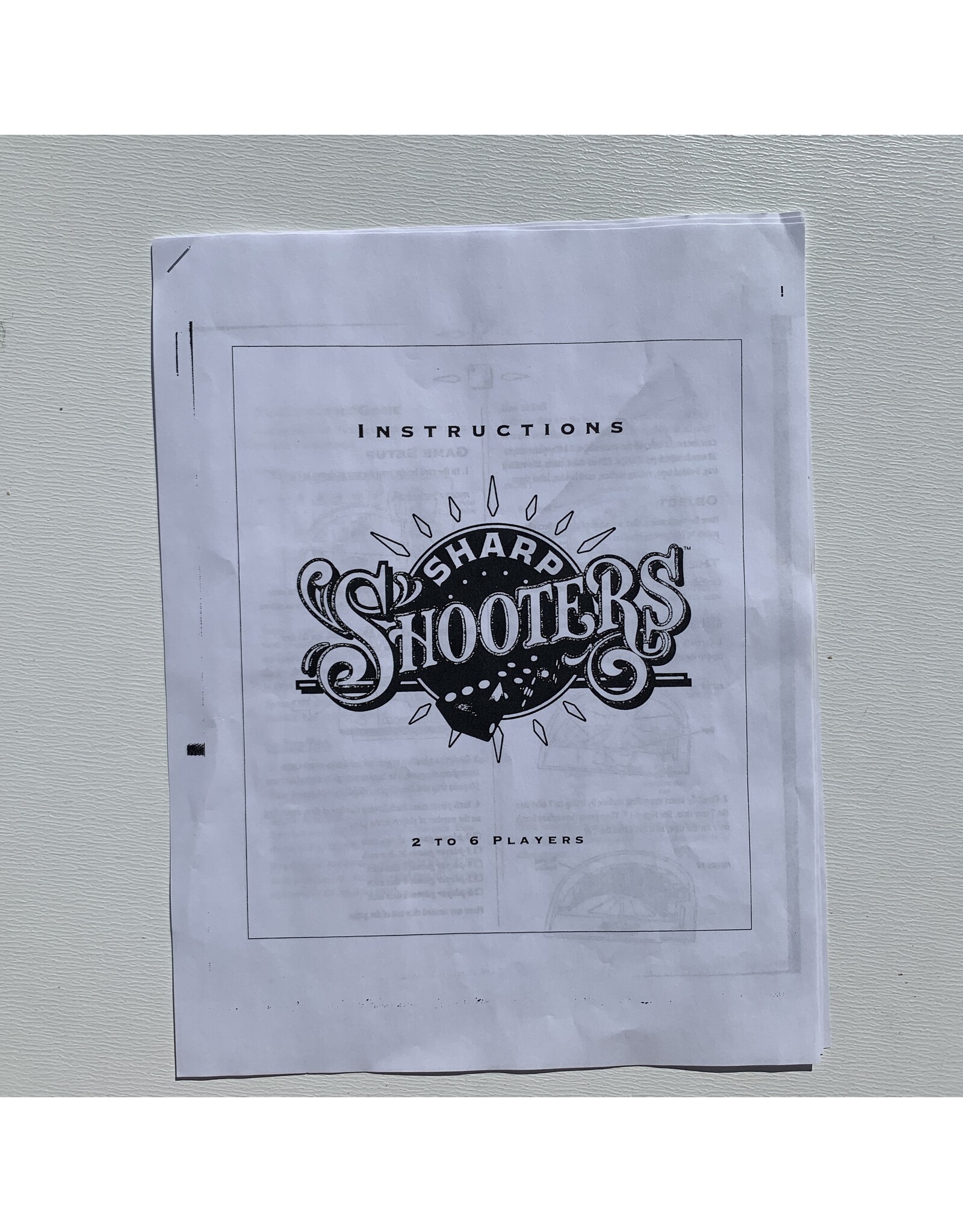 MILTON BRADLEY Sharp Shooters Used Board Games (1994)