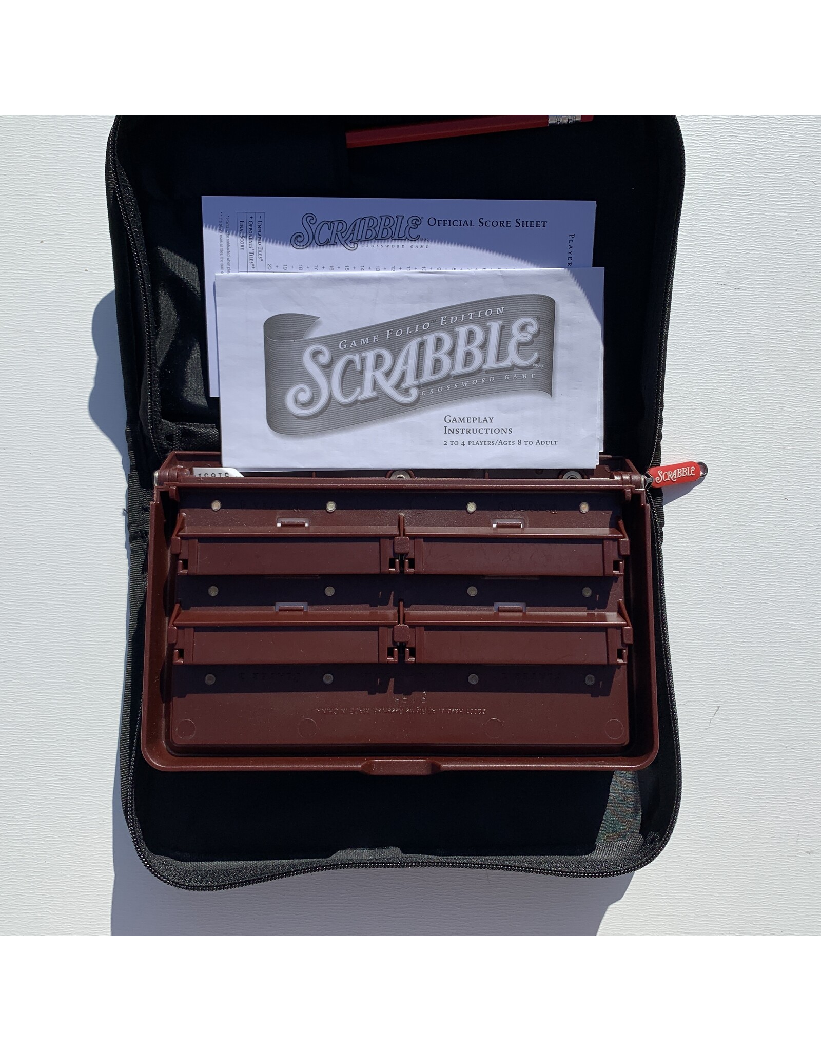 Hasbro Scrabble Folio Edition Used Board Game (2001)