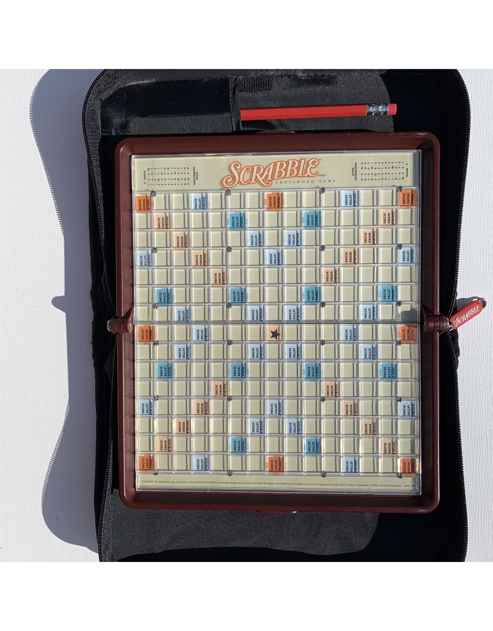 Hasbro Scrabble Folio Edition Used Board Game (2001)