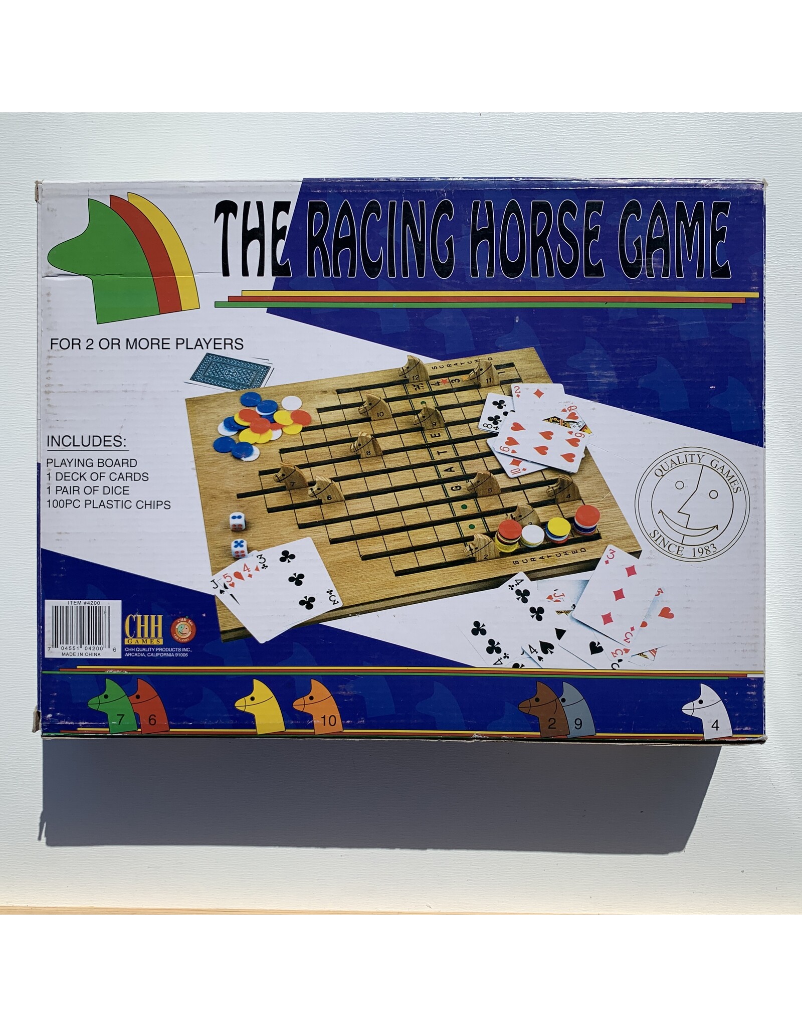 CHH Games The Racing Horse Game Used Board Game  (2006)