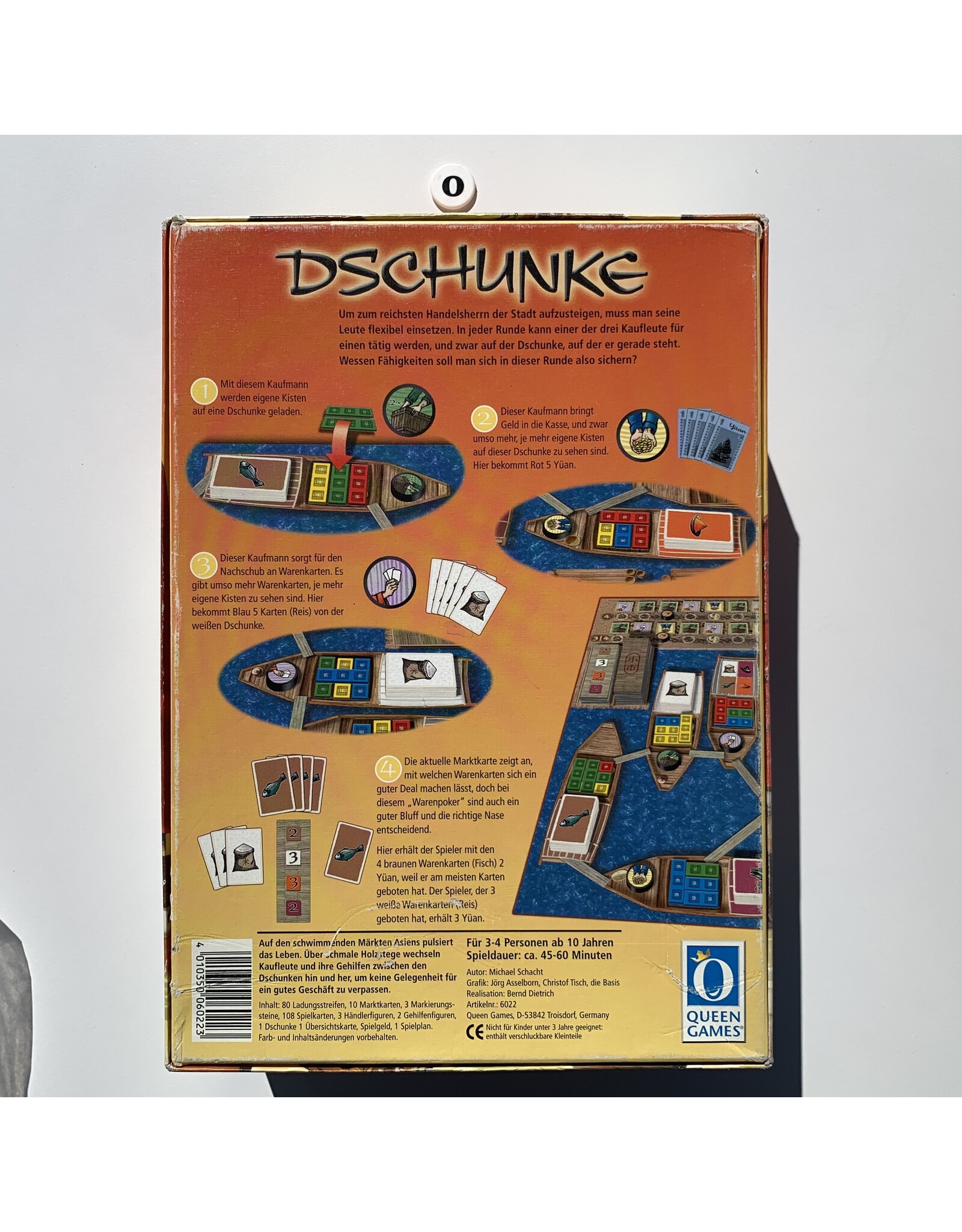 Queen Games Dschunke Used Board Game (2002) (German edition) (D)