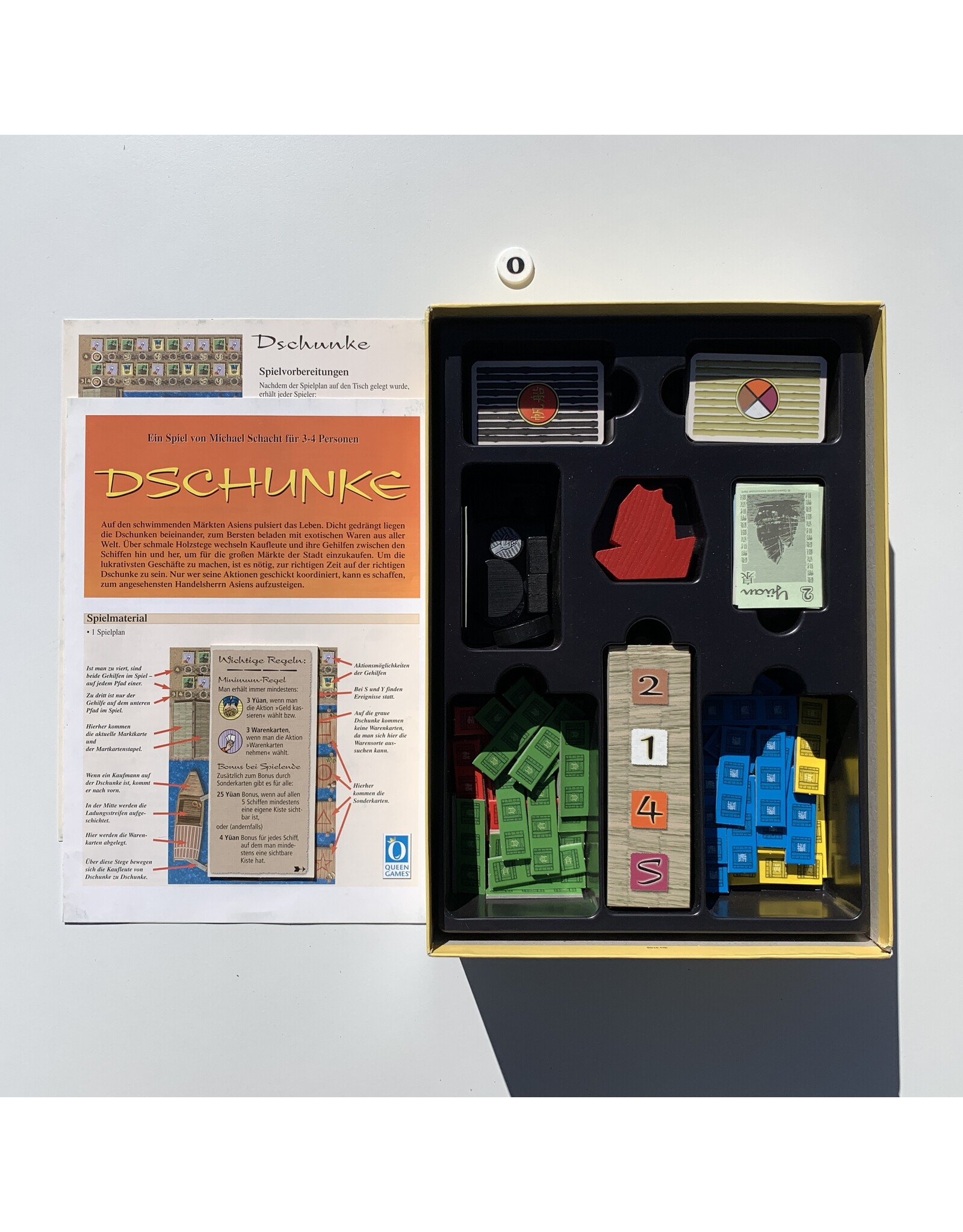Queen Games Dschunke Used Board Game (2002) (German edition) (O)