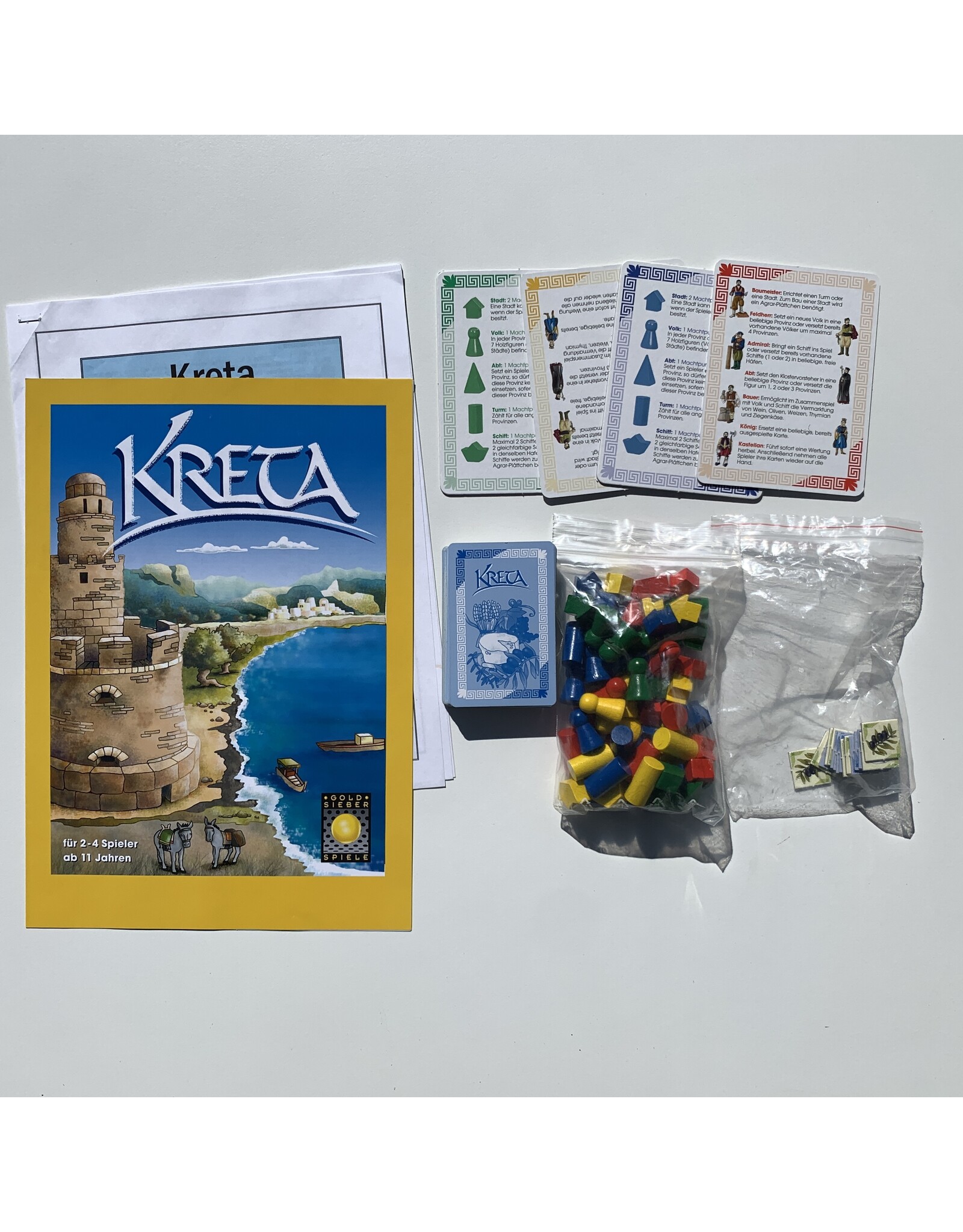Gold Spiele Sardegna (2005) (Kreta) (Used) (German edition) (missing one piece and has 1 extra different piece)