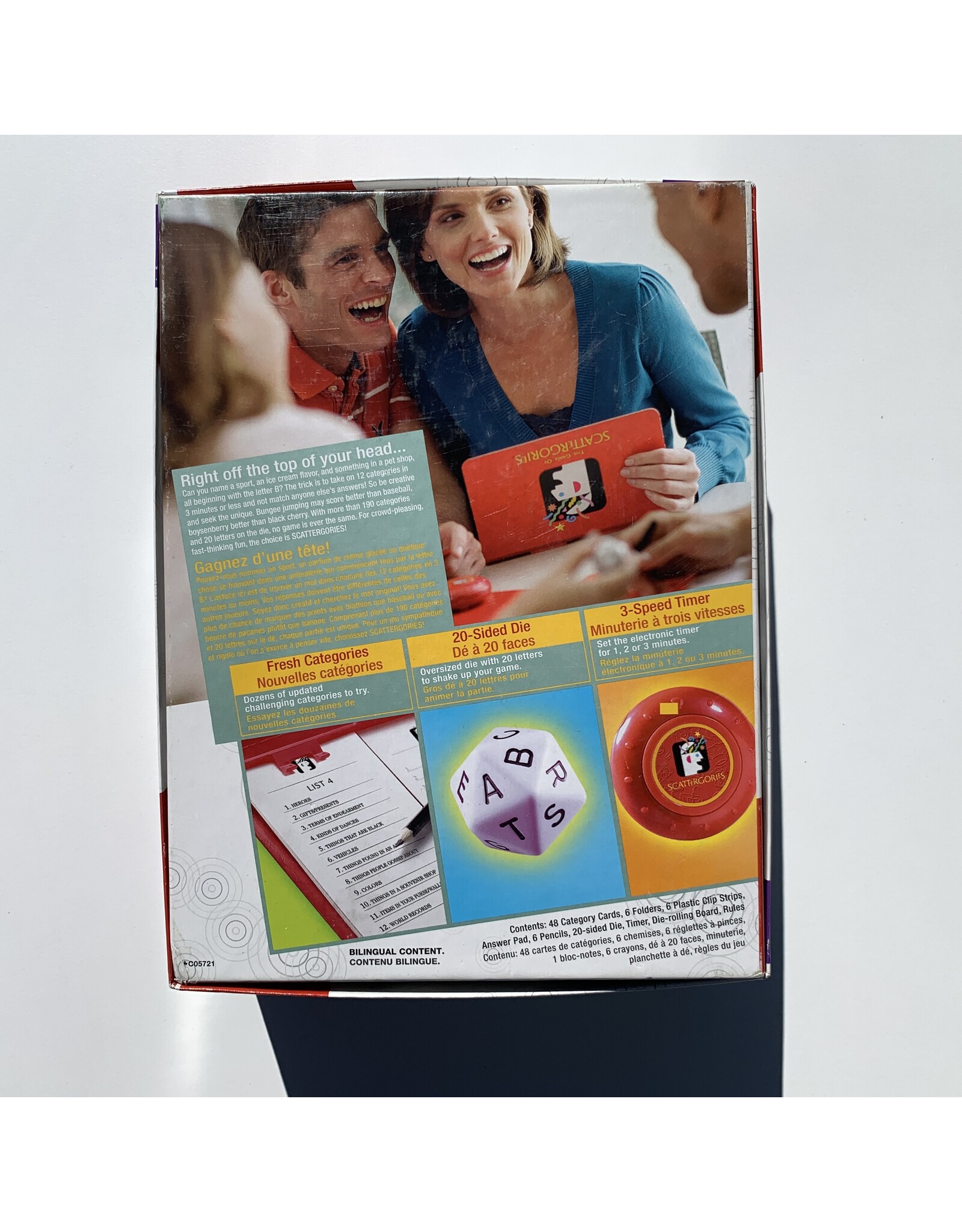 PARKER BROTHERS The Game of Scattergories Used Board Game (2009)